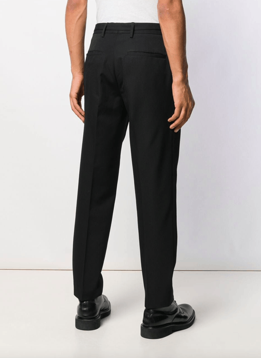 Helmut Lang Helmut Lang Cropped Slim Black Pants Size US 34 / EU 50 - 4 Thumbnail