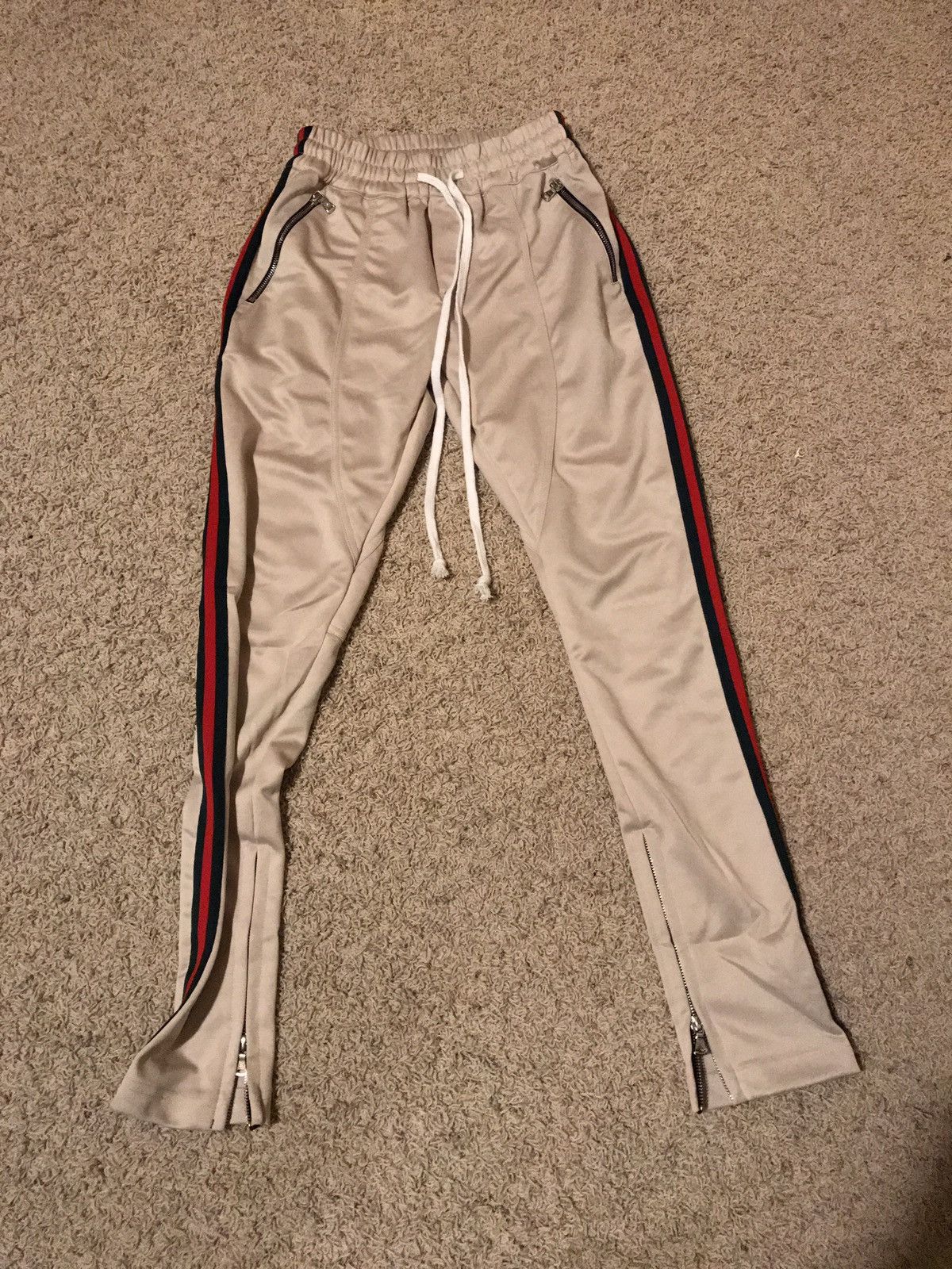 Lifted Anchors Jenner Track Pants (G/R Beige) Size US 30 / EU 46 - 1 Thumbnail