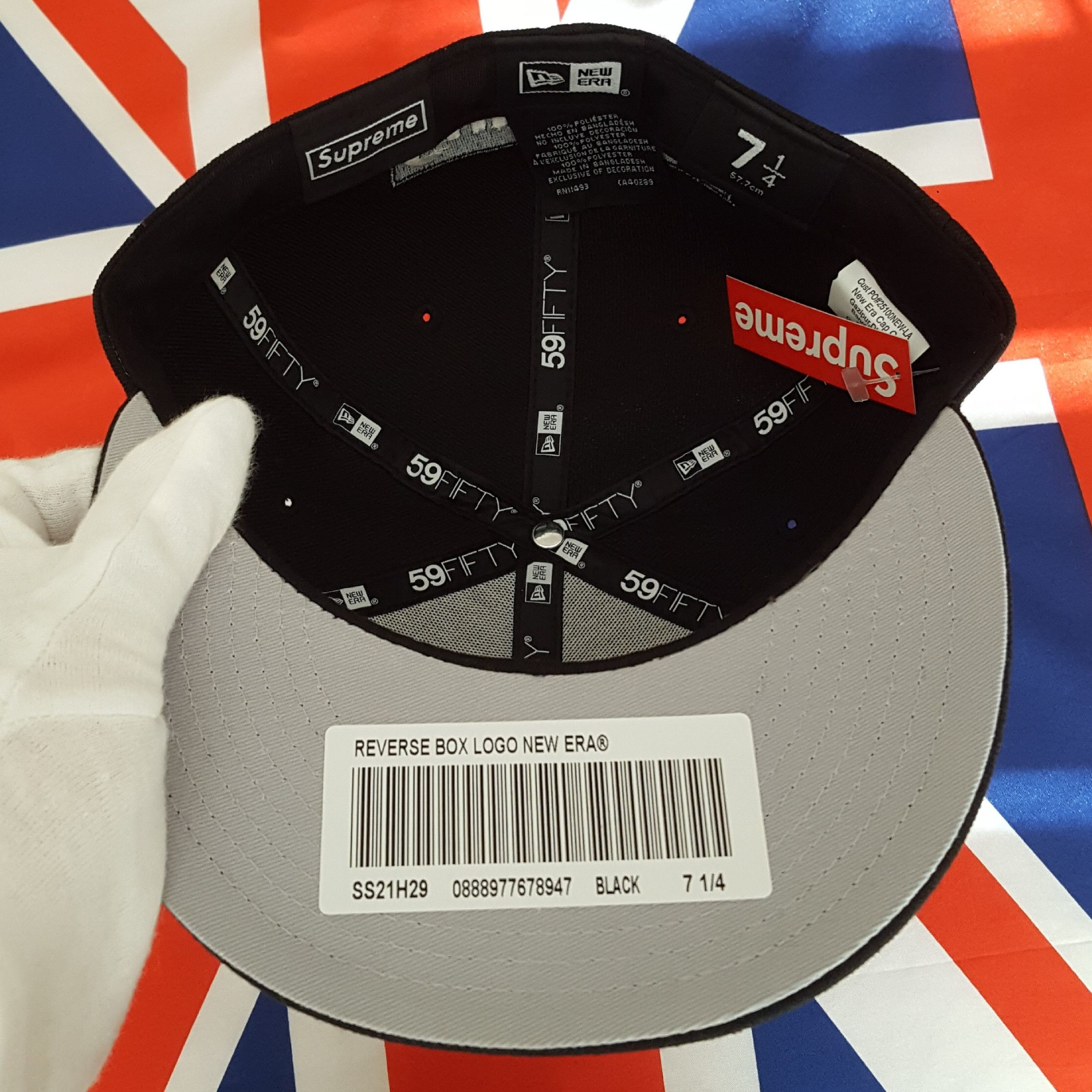 New Era × Supreme SS21 Reverse Box Logo Hat 7 1/4 Size ONE SIZE - 5 Thumbnail