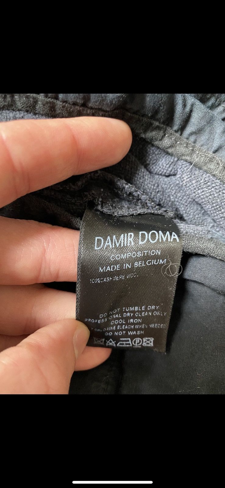 Damir Doma Damir Doma Made in Belgium Cashmere-Wool Riri Zip Shorts Size US 32 / EU 48 - 4 Thumbnail