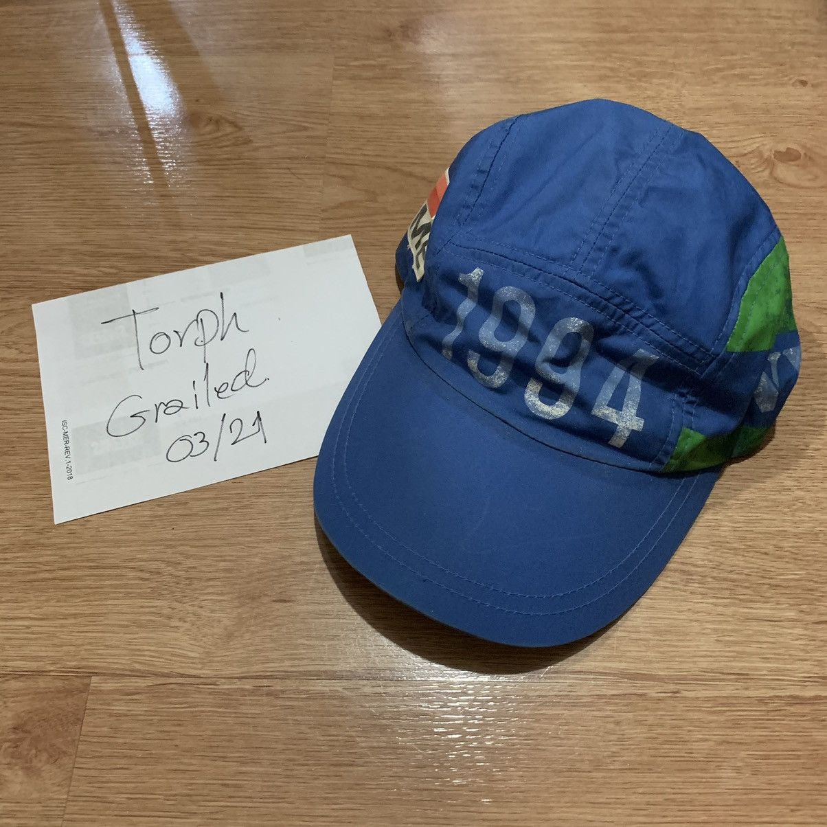 帽子 Supreme Est. 1994 6-Panel Stone Supreme S Logo Grey 6-Panel Pigment Faded Washed Skate Rap