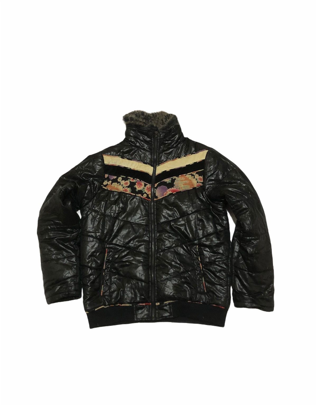 Vintage Jacket Japanese Flower Fall Winter