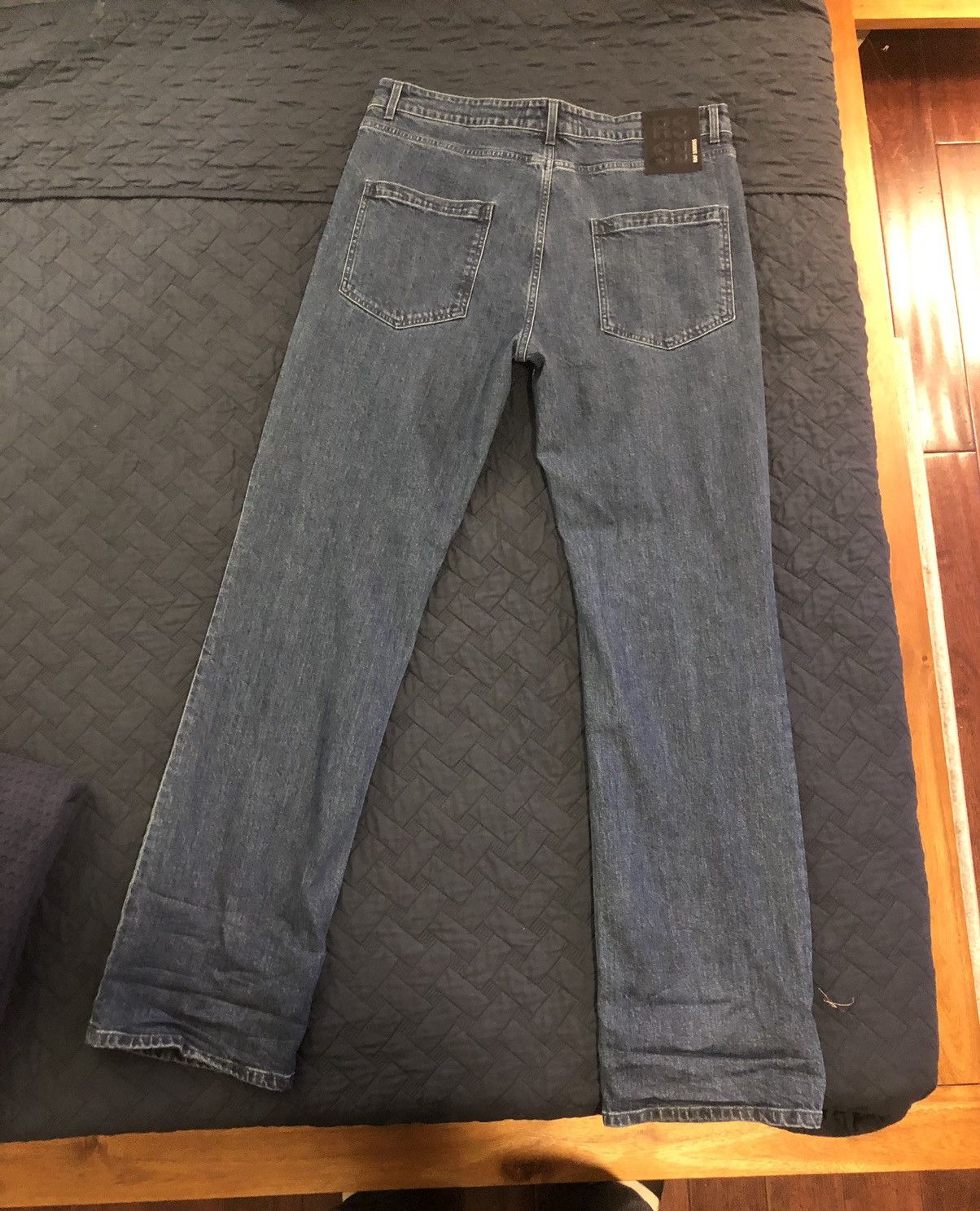 Raf Simons OFFERS WELCOME | RAF SIMONS UNEVEN KNEE PATCH JEANS Size US 34 / EU 50 - 3 Thumbnail