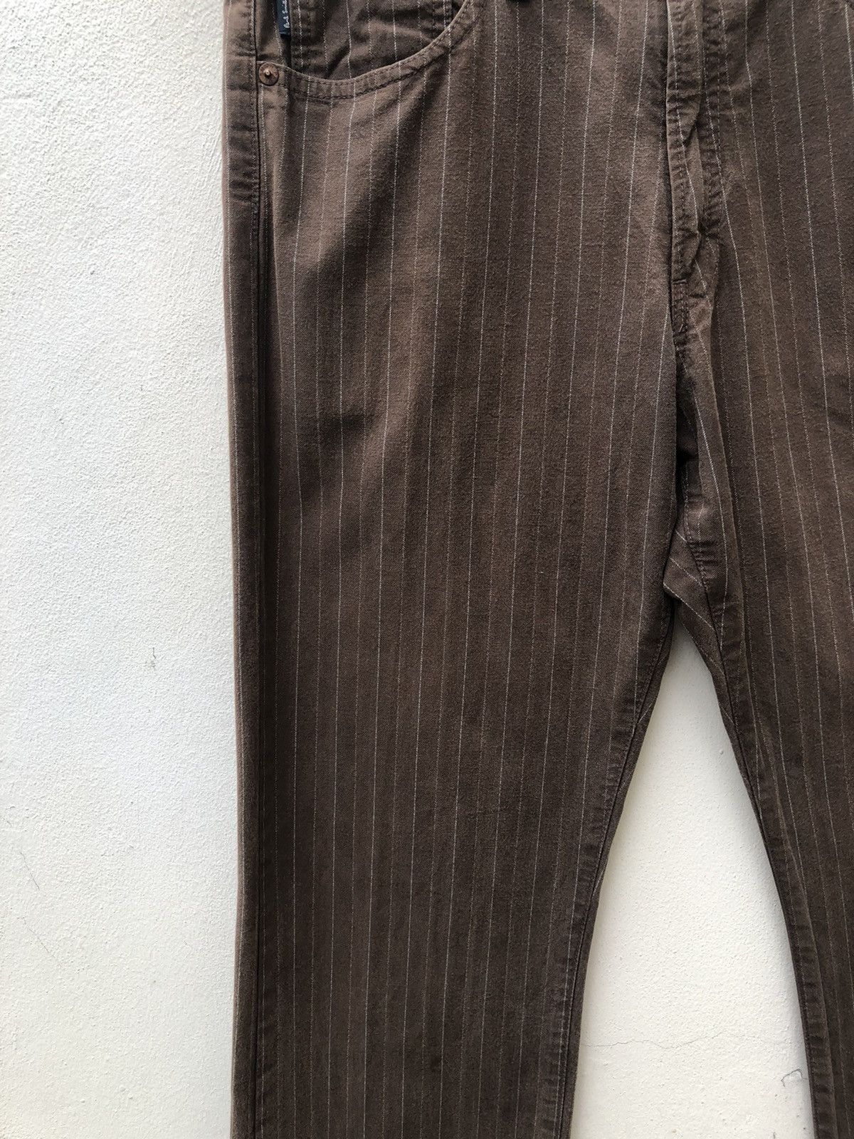 Paul Smith Vintage Paul Smith Made in Japan Narrow Striped Pant Size US 32 / EU 48 - 5 Thumbnail
