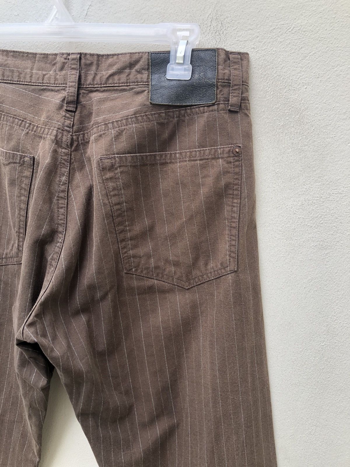 Paul Smith Vintage Paul Smith Made in Japan Narrow Striped Pant Size US 32 / EU 48 - 14 Thumbnail