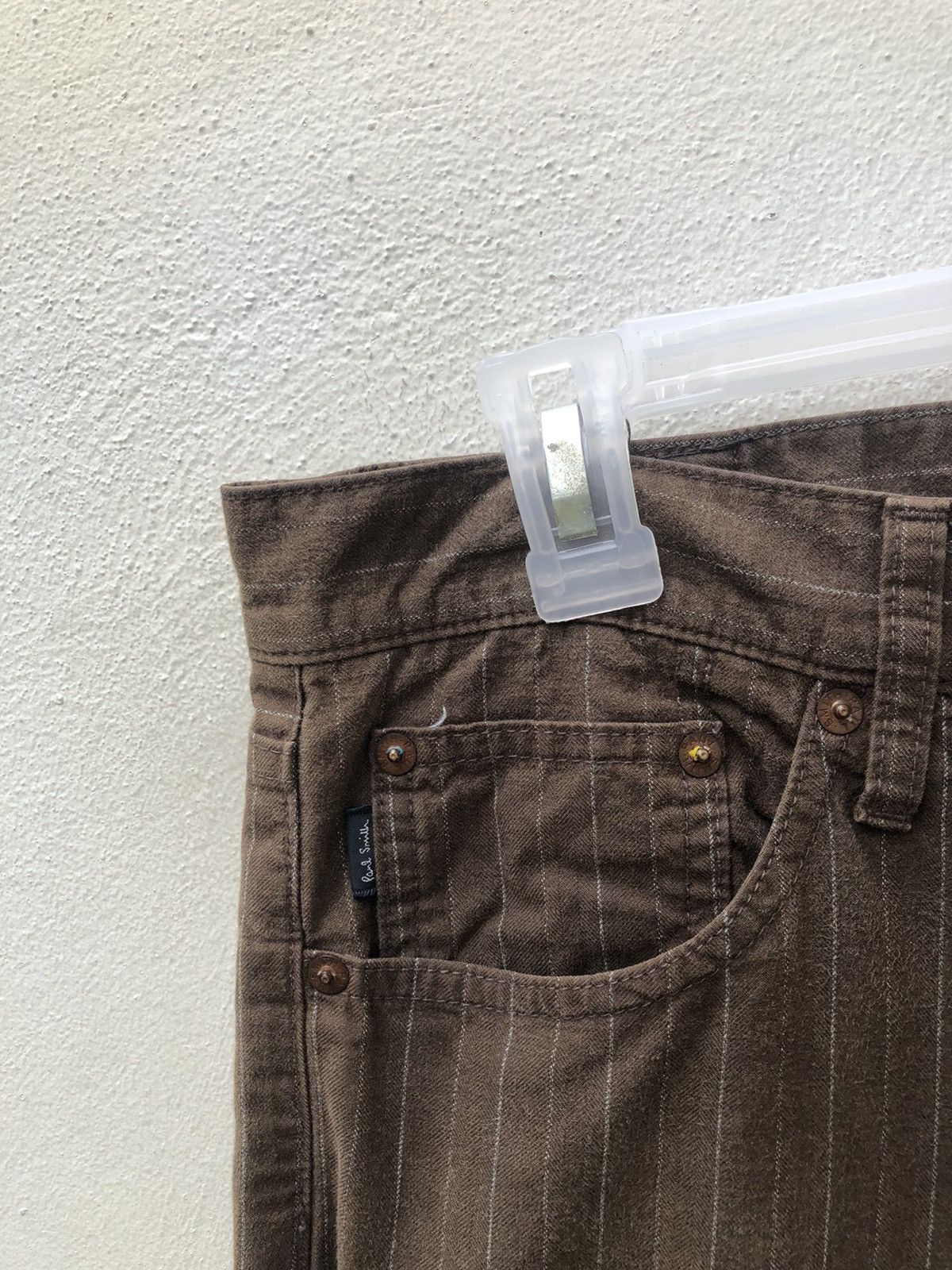 Paul Smith Vintage Paul Smith Made in Japan Narrow Striped Pant Size US 32 / EU 48 - 3 Thumbnail