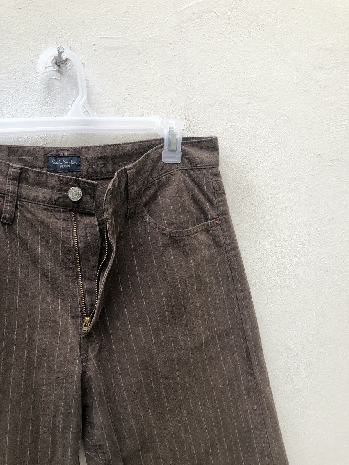 Paul Smith Vintage Paul Smith Made in Japan Narrow Striped Pant Size US 32 / EU 48 - 6 Thumbnail