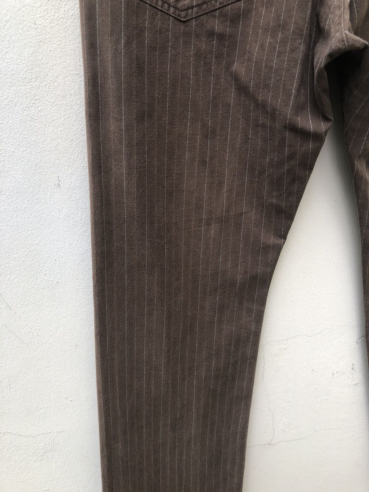 Paul Smith Vintage Paul Smith Made in Japan Narrow Striped Pant Size US 32 / EU 48 - 12 Thumbnail