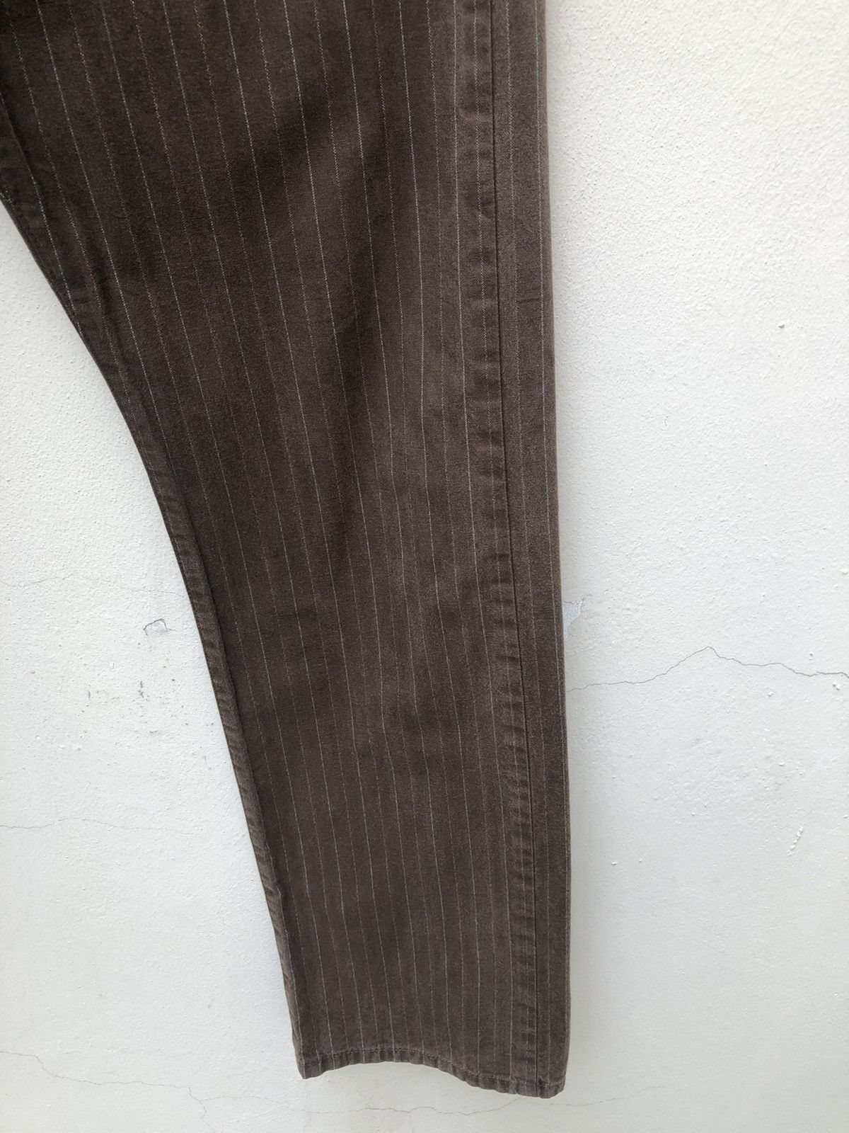 Paul Smith Vintage Paul Smith Made in Japan Narrow Striped Pant Size US 32 / EU 48 - 9 Thumbnail