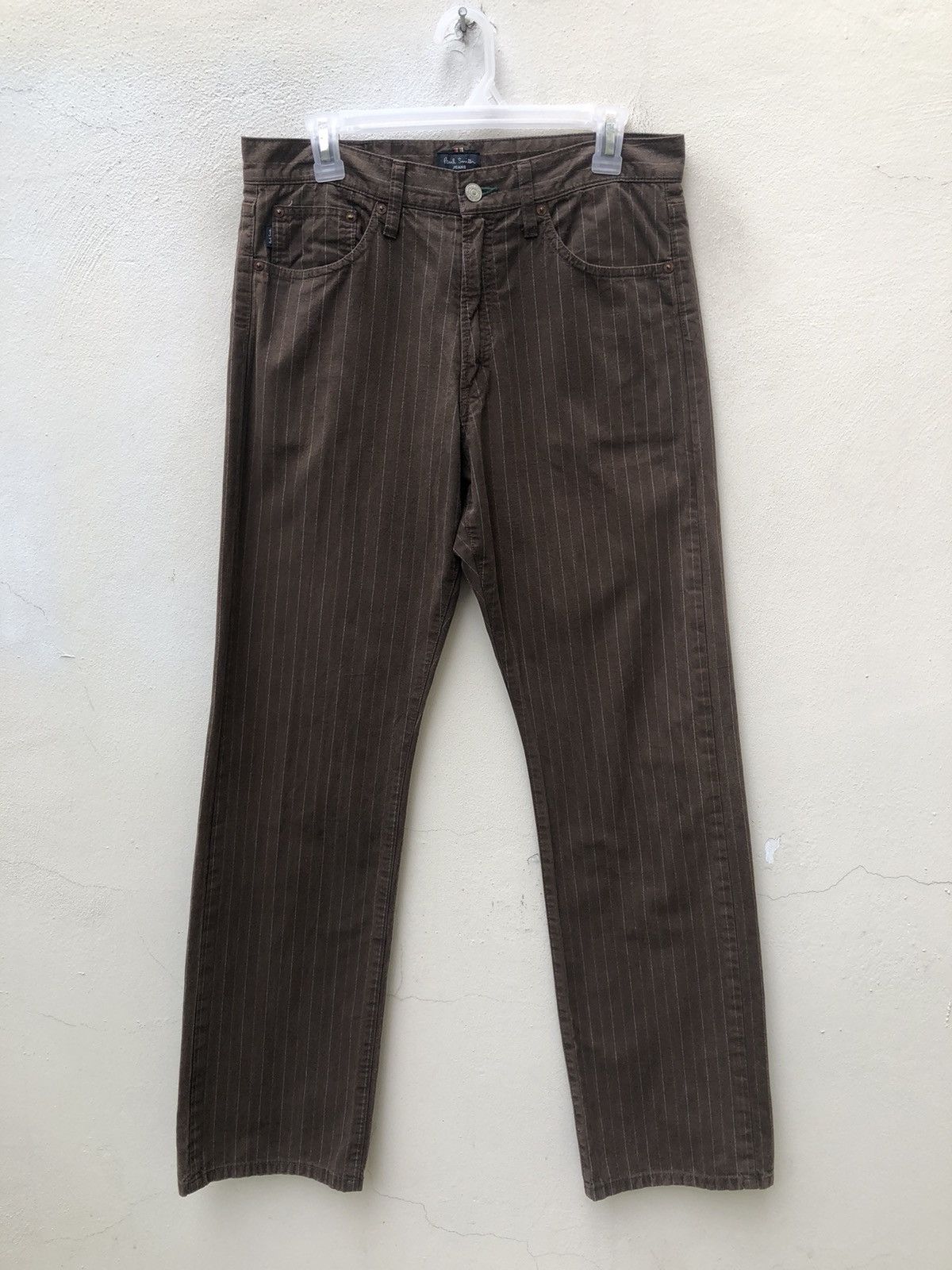 Paul Smith Vintage Paul Smith Made in Japan Narrow Striped Pant Size US 32 / EU 48 - 1 Thumbnail