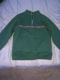 Supreme world famous online half zip