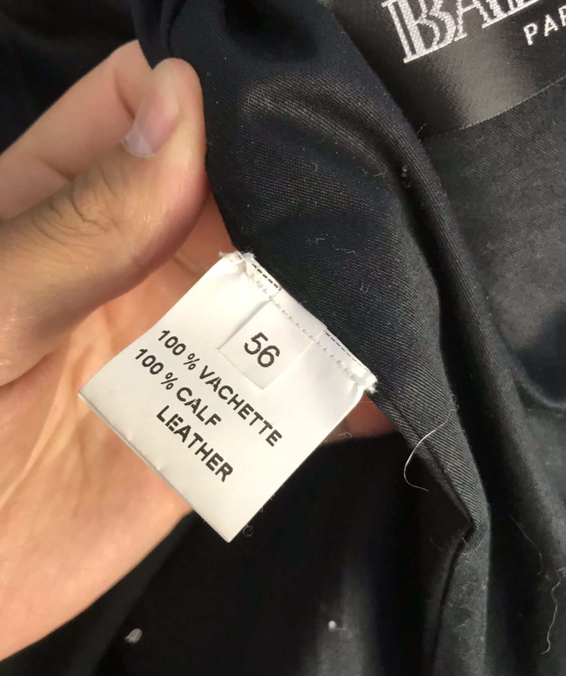 Balmain Balmain by Decarnin SS11 leather bomber silver sleeves Size US XL / EU 56 / 4 - 6 Thumbnail