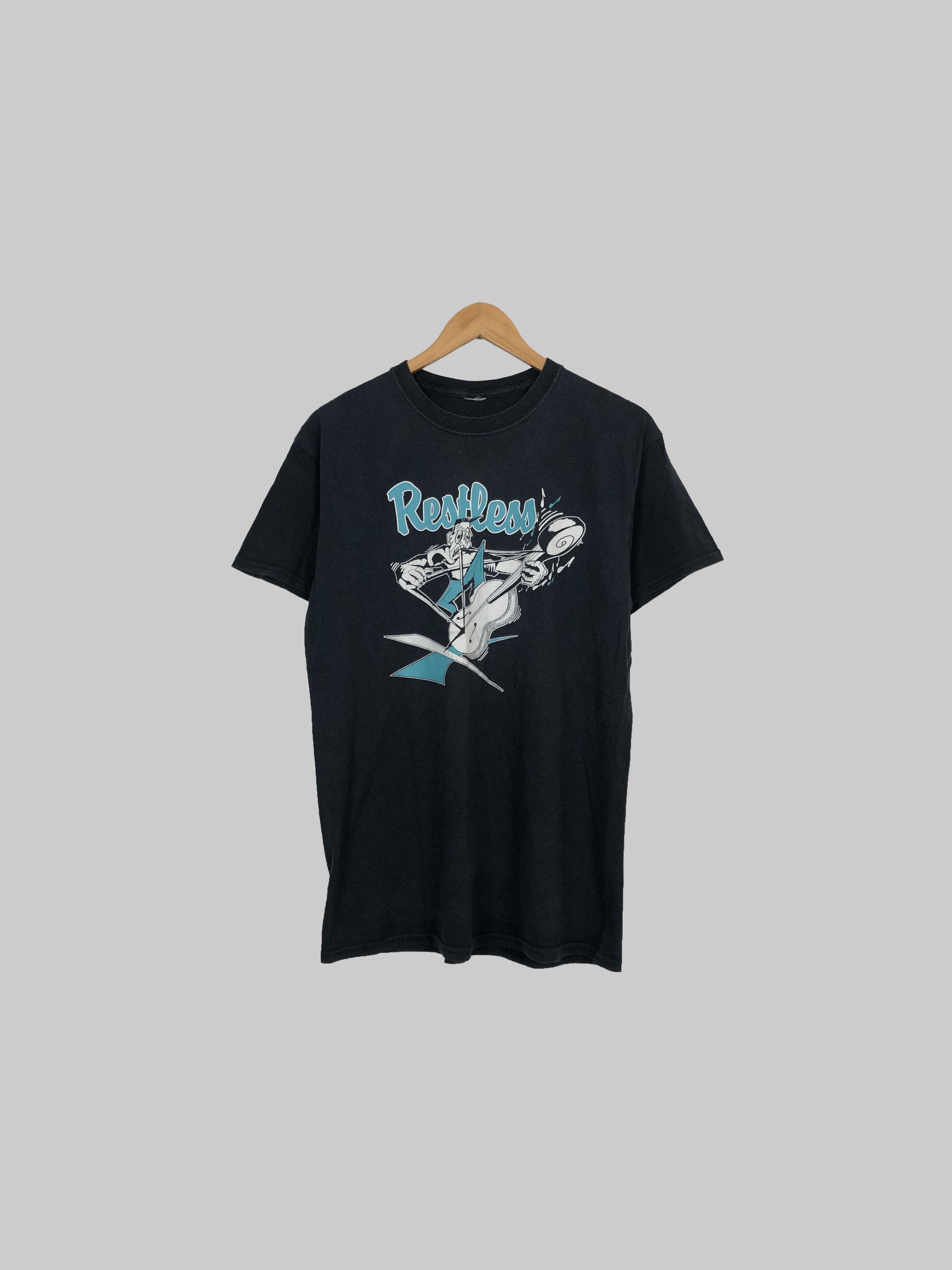 Band Tees Vintage Restless (The Blue Cats Frantic Flintstones) Size US M / EU 48-50 / 2 - 1 Thumbnail
