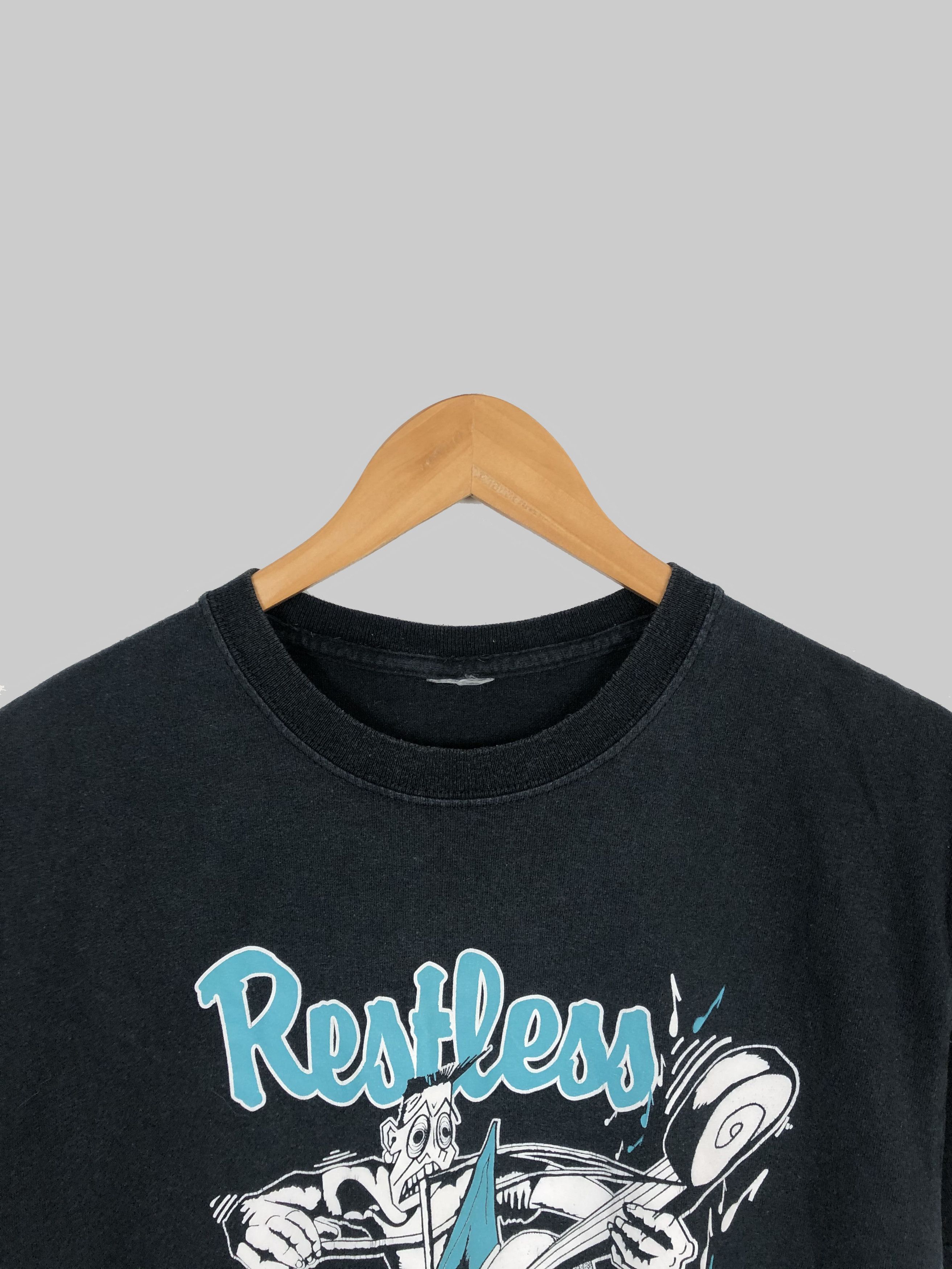 Band Tees Vintage Restless (The Blue Cats Frantic Flintstones) Size US M / EU 48-50 / 2 - 2 Thumbnail