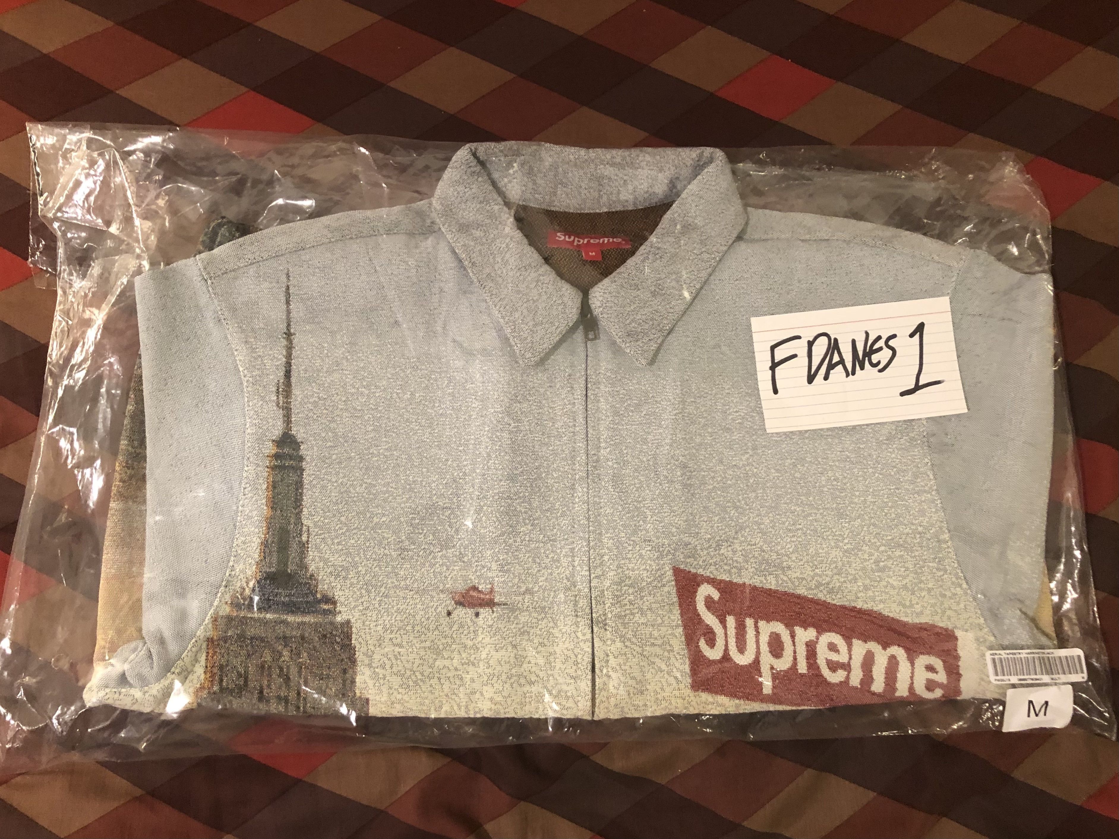 Supreme AERIAL TAPESTRY HARRINGTON JACKET (M, FW20) | Grailed