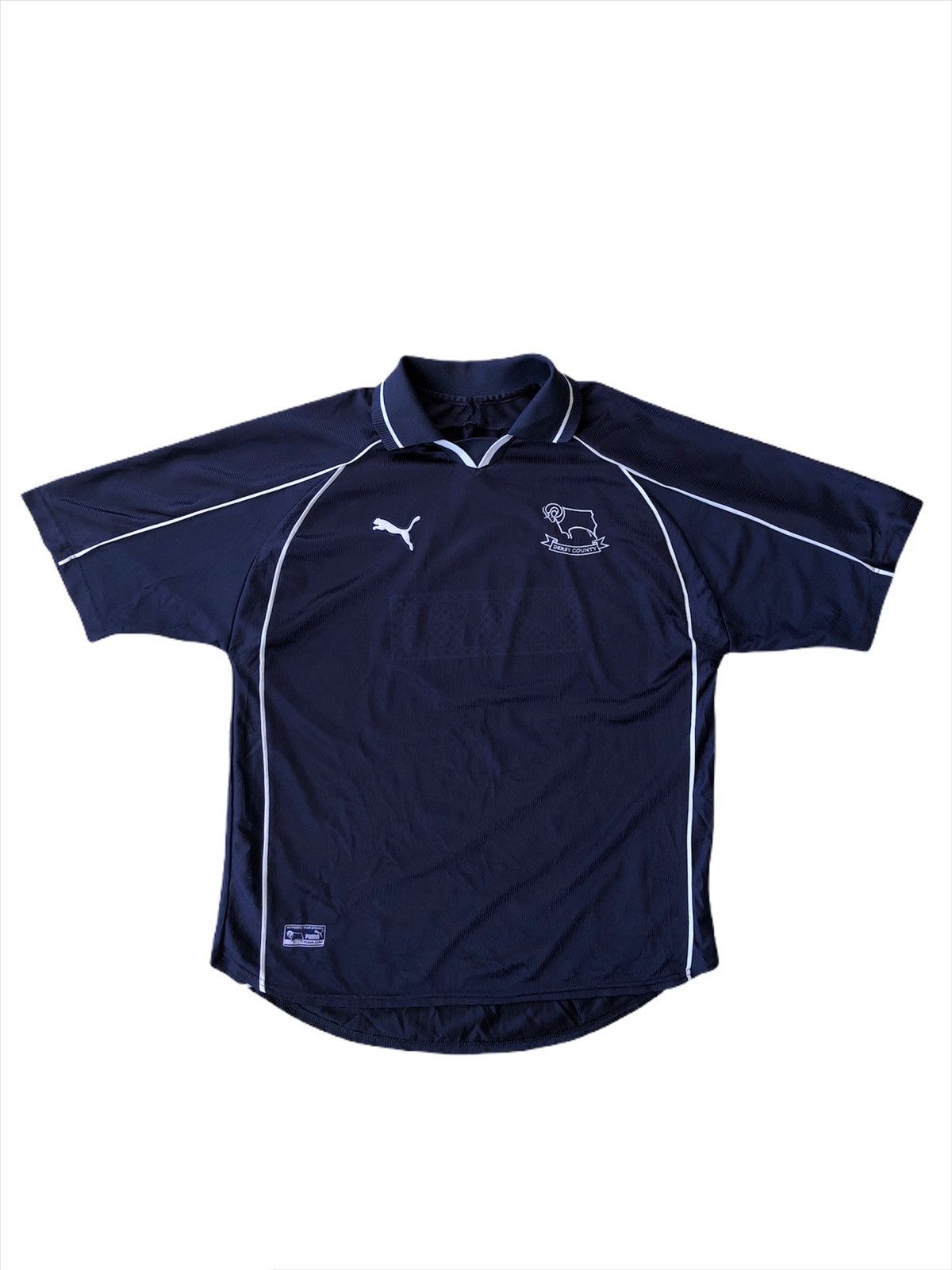 Puma RARE🔥2000-01 DERBY COUNTY EPL Puma Away Jersey Size US L / EU 52-54 / 3 - 3 Thumbnail