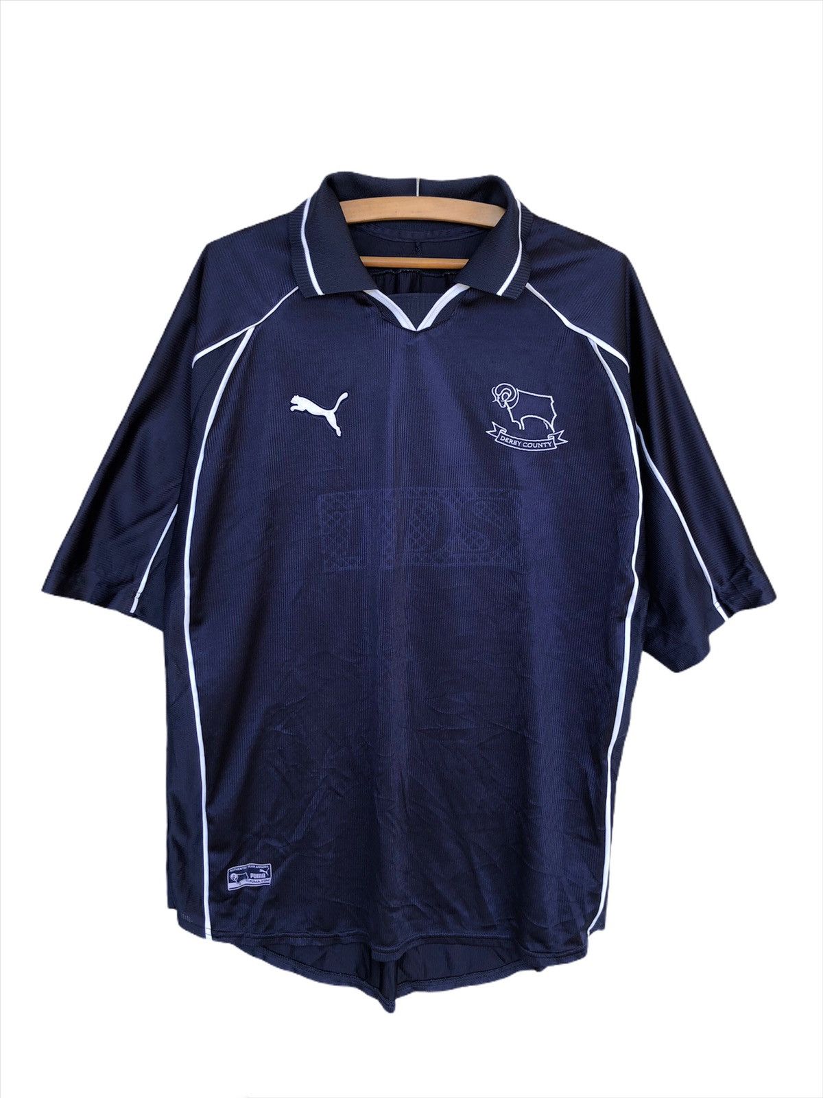 Puma RARE🔥2000-01 DERBY COUNTY EPL Puma Away Jersey Size US L / EU 52-54 / 3 - 1 Thumbnail