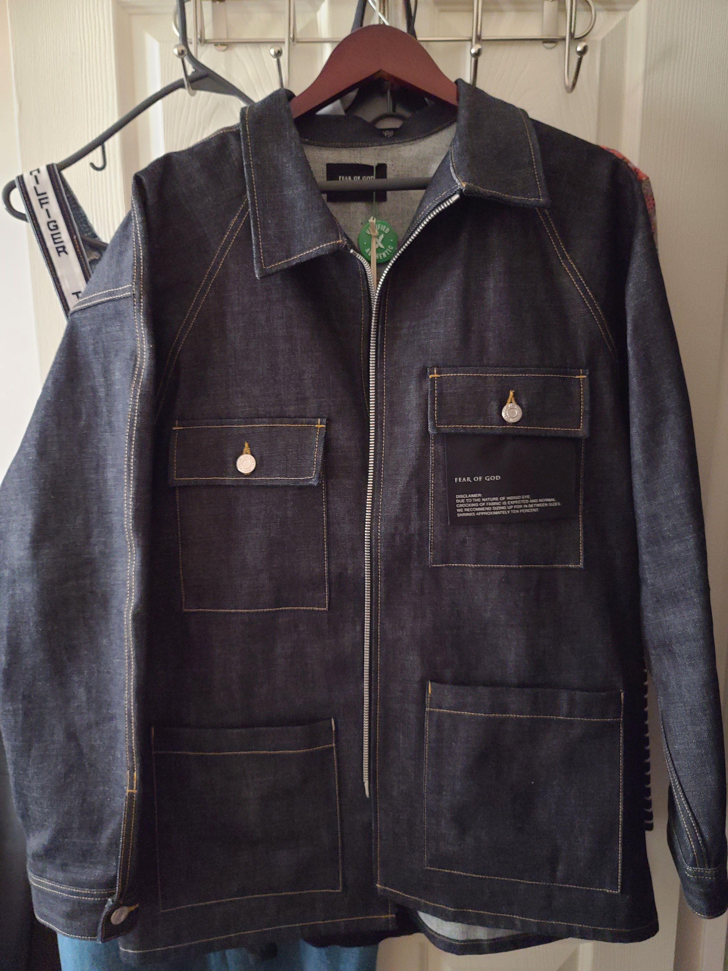 【Ｌ】Fear of god 5th alpaca jacket Fear of God Alpaca 5th Collection Corduroy Zip Up Jacket