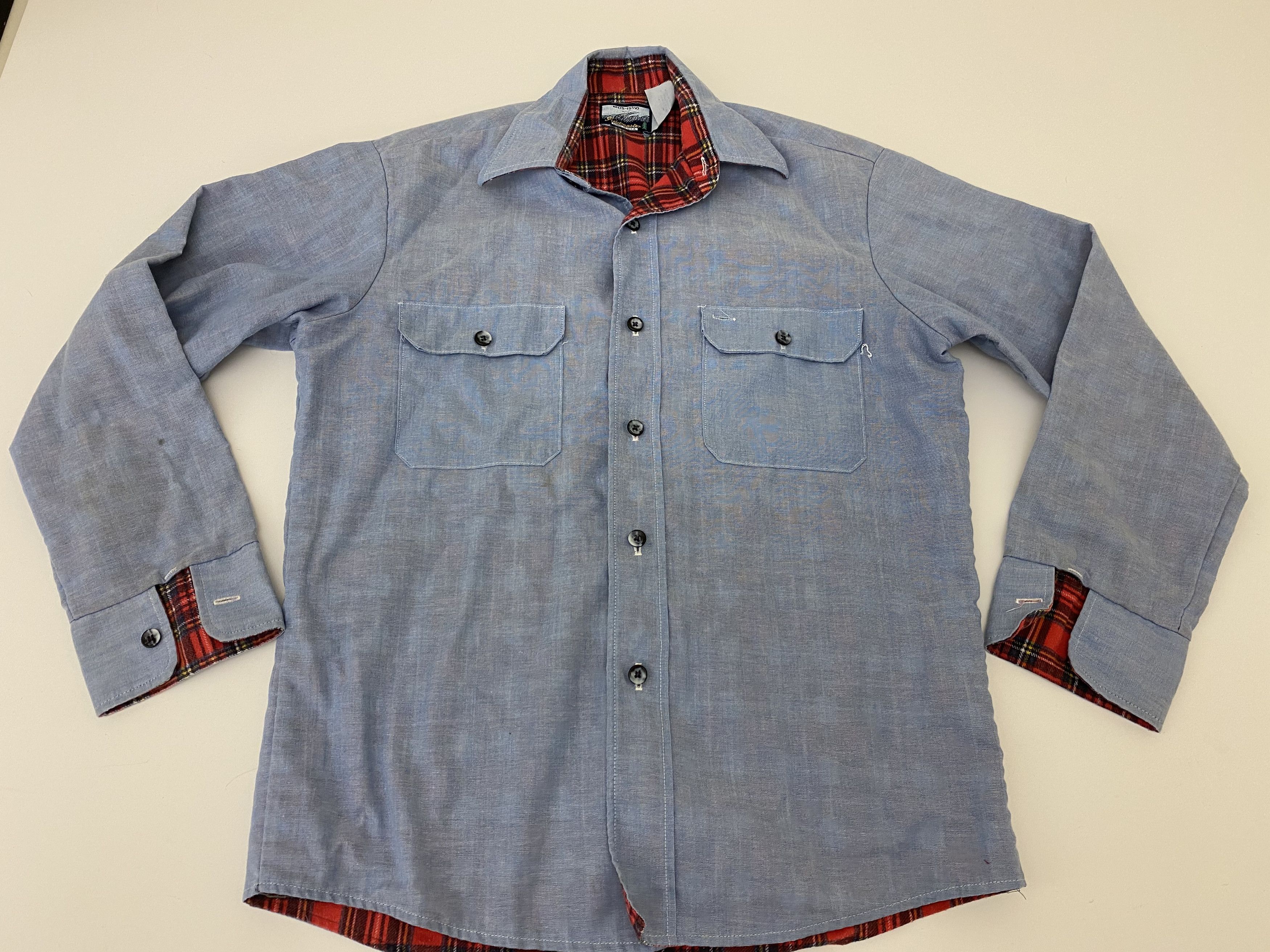 Fieldmaster Vintage chambray flannel lined work shirt USA Size US M / EU 48-50 / 2 - 4 Thumbnail