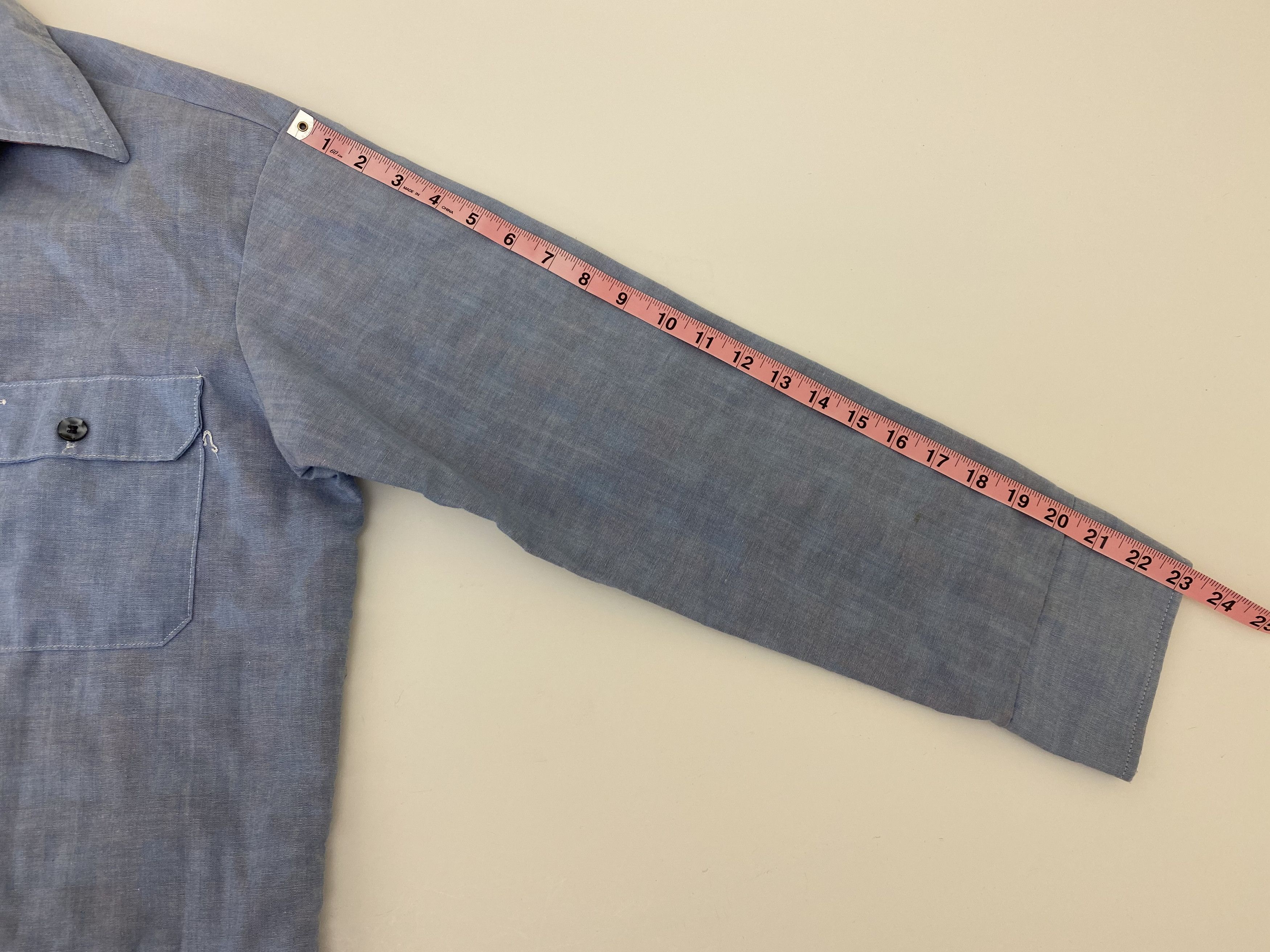 Fieldmaster Vintage chambray flannel lined work shirt USA Size US M / EU 48-50 / 2 - 6 Thumbnail
