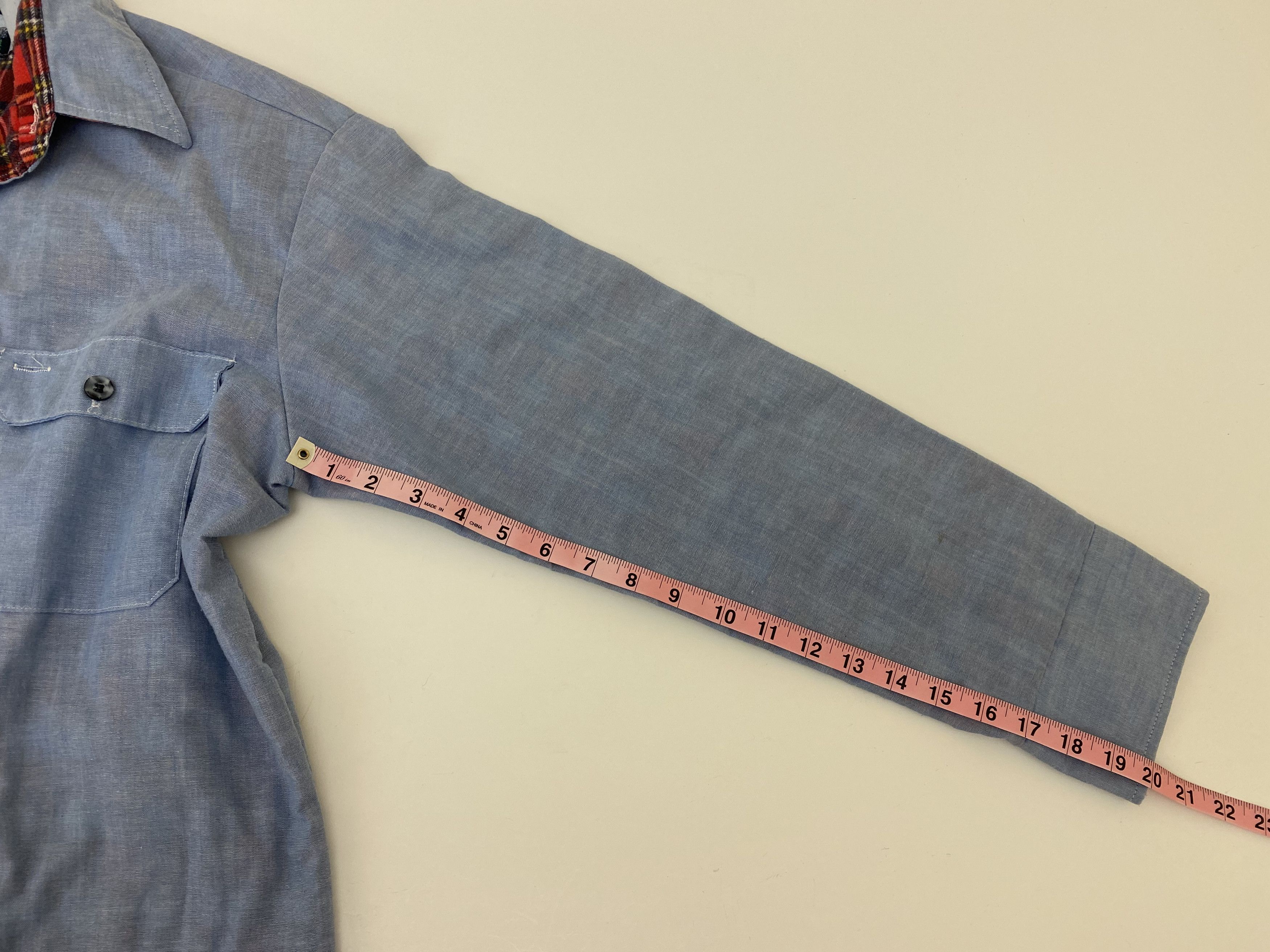Fieldmaster Vintage chambray flannel lined work shirt USA Size US M / EU 48-50 / 2 - 7 Thumbnail