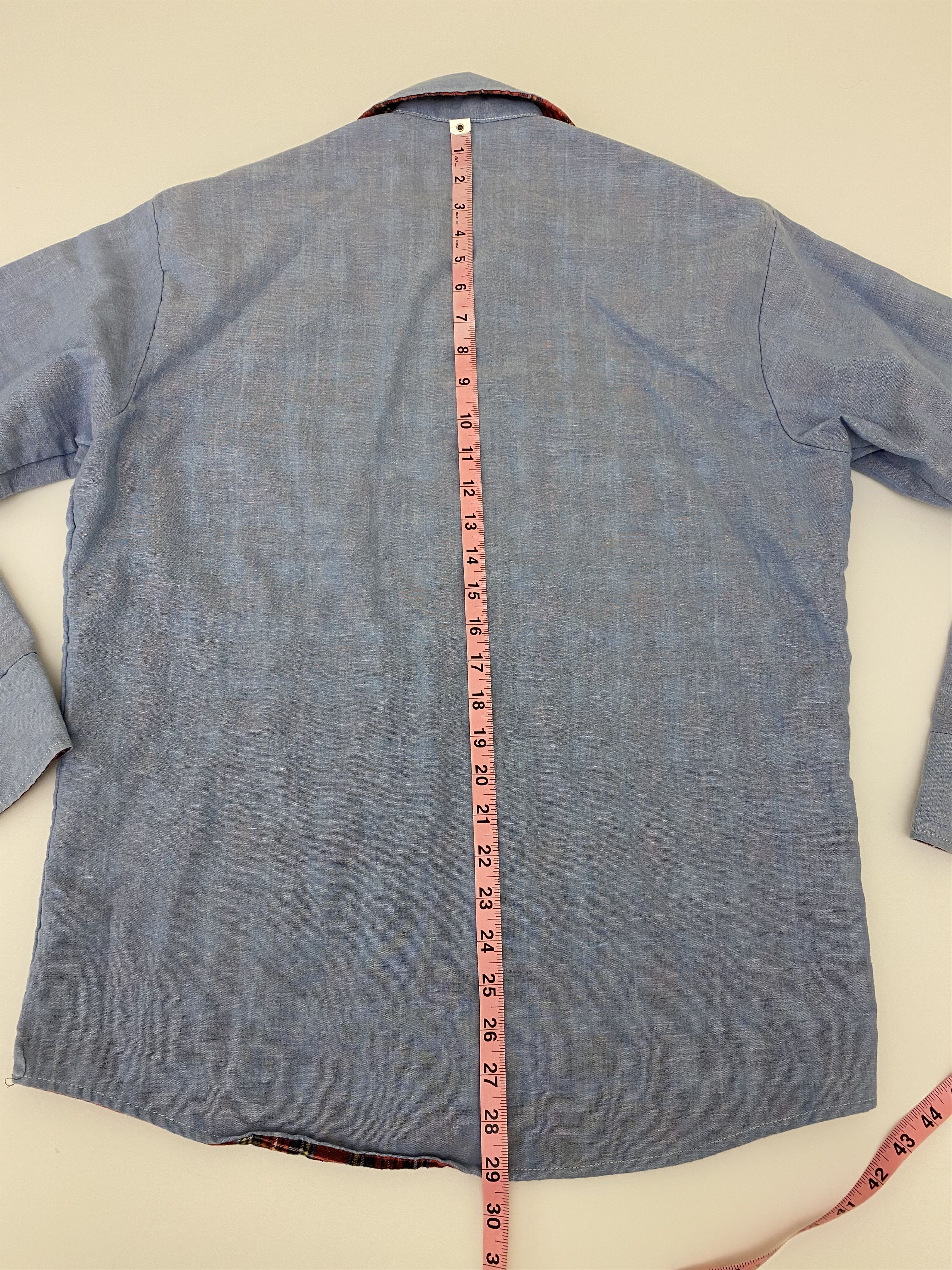 Fieldmaster Vintage chambray flannel lined work shirt USA Size US M / EU 48-50 / 2 - 9 Thumbnail