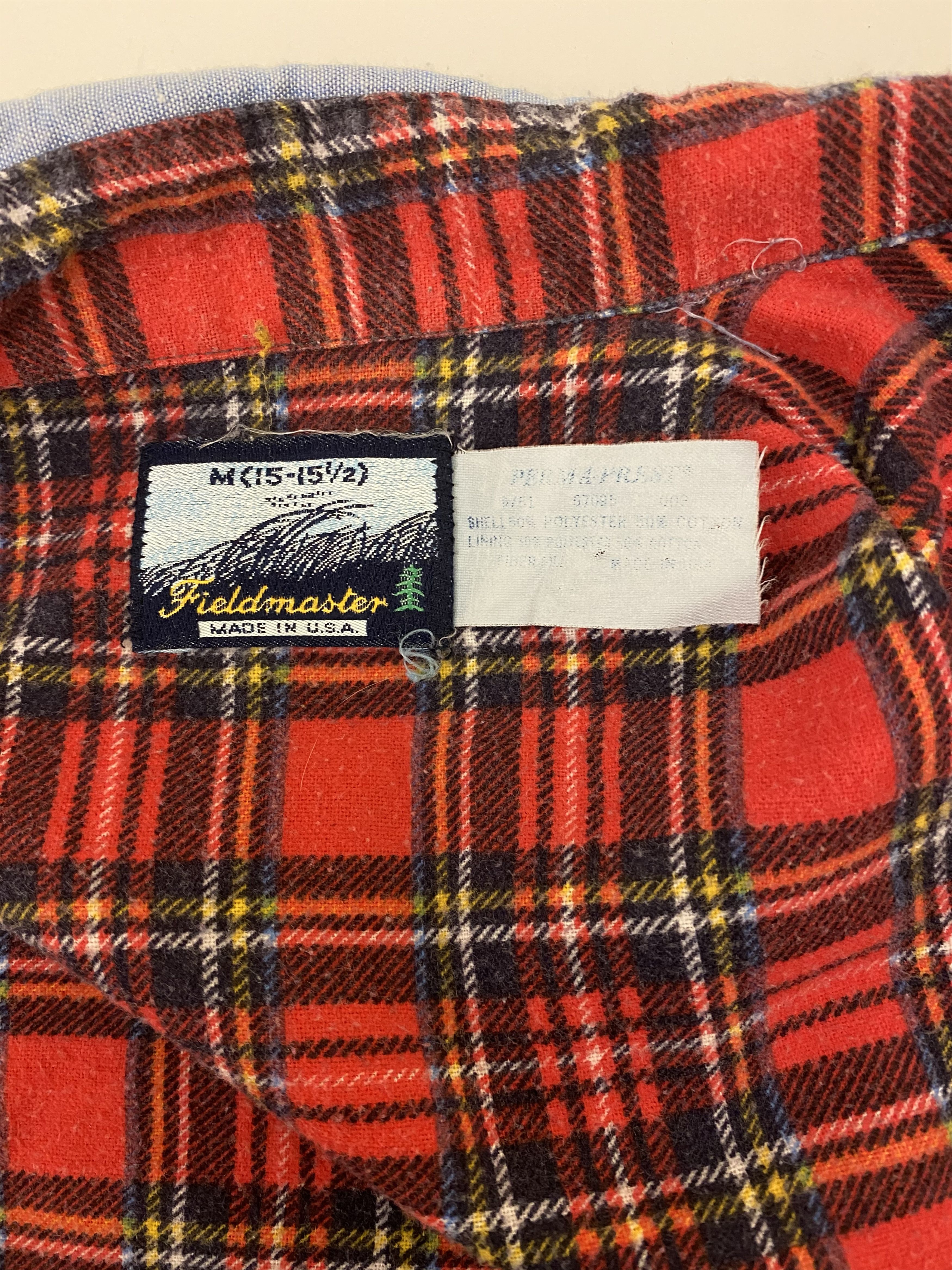 Fieldmaster Vintage chambray flannel lined work shirt USA Size US M / EU 48-50 / 2 - 2 Thumbnail