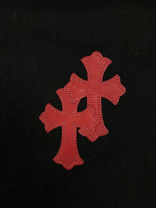 Chrome Hearts 1/1 Black and Red Cross Denim | Grailed