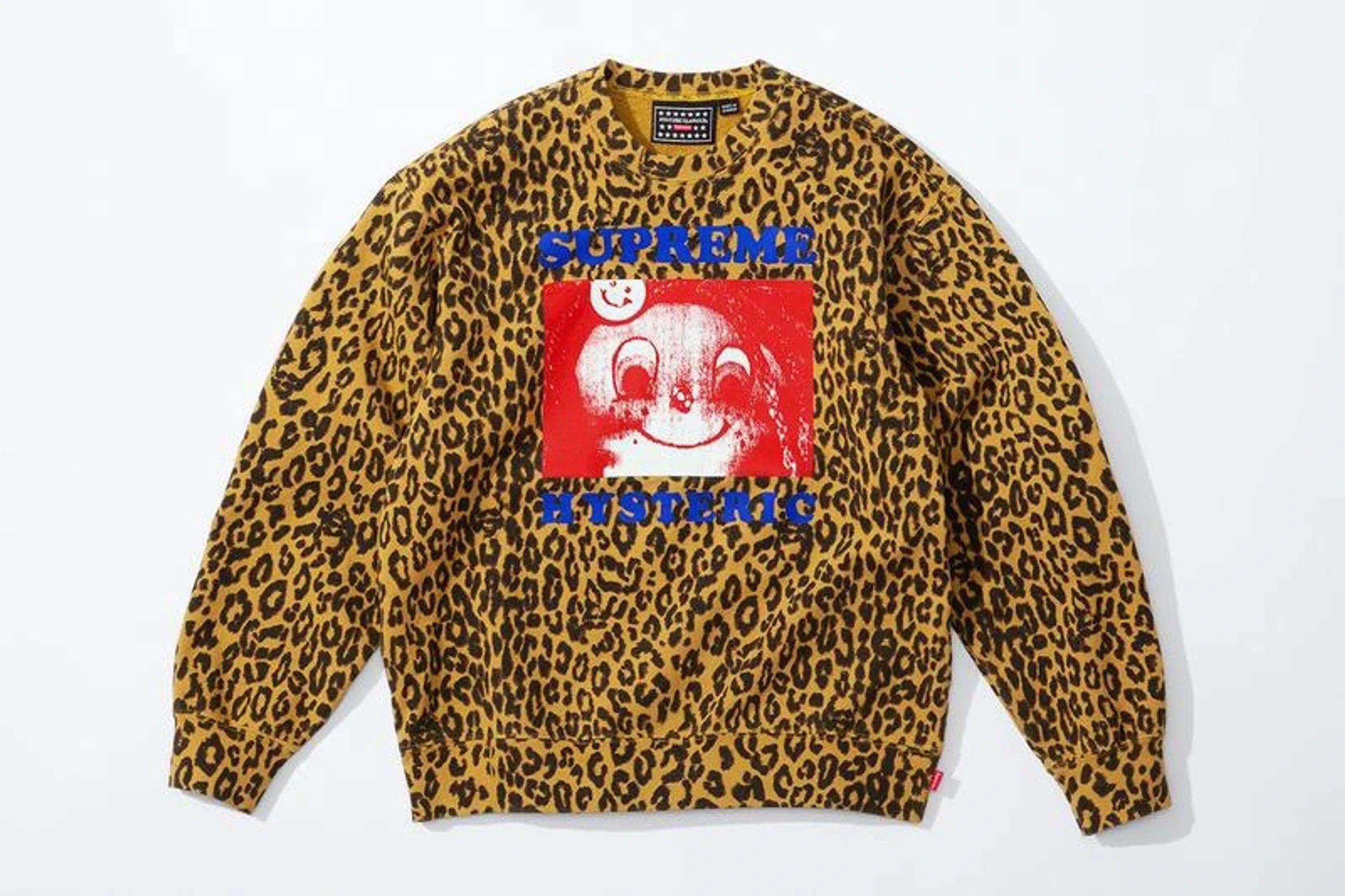 Supreme Supreme x Hysteric Glamour - Leopard Crewneck | Grailed