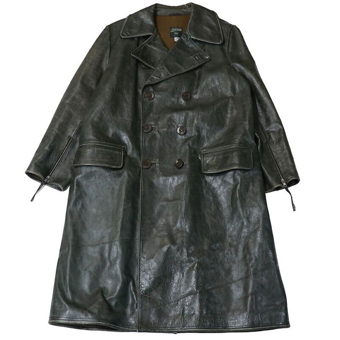 Jean Paul Gaultier AW2001 Leather Overcoat | Grailed