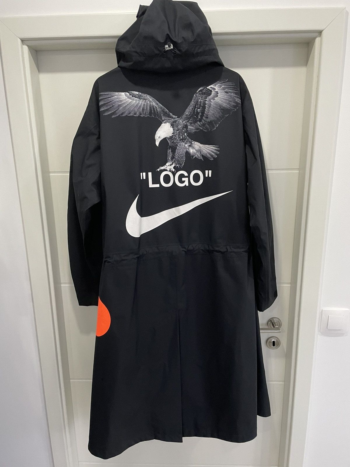 Off white nike logo eagle jacket online