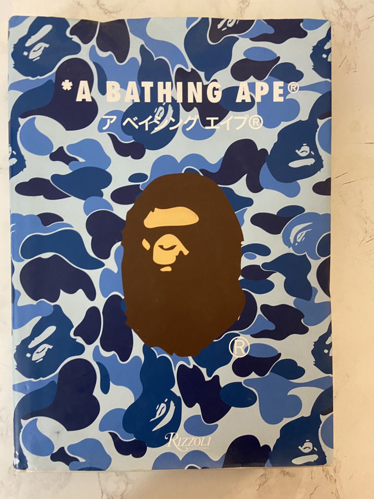 Bape Bape x RIZZOLI 2008 rare book blue camo A Bathing Ape | Grailed