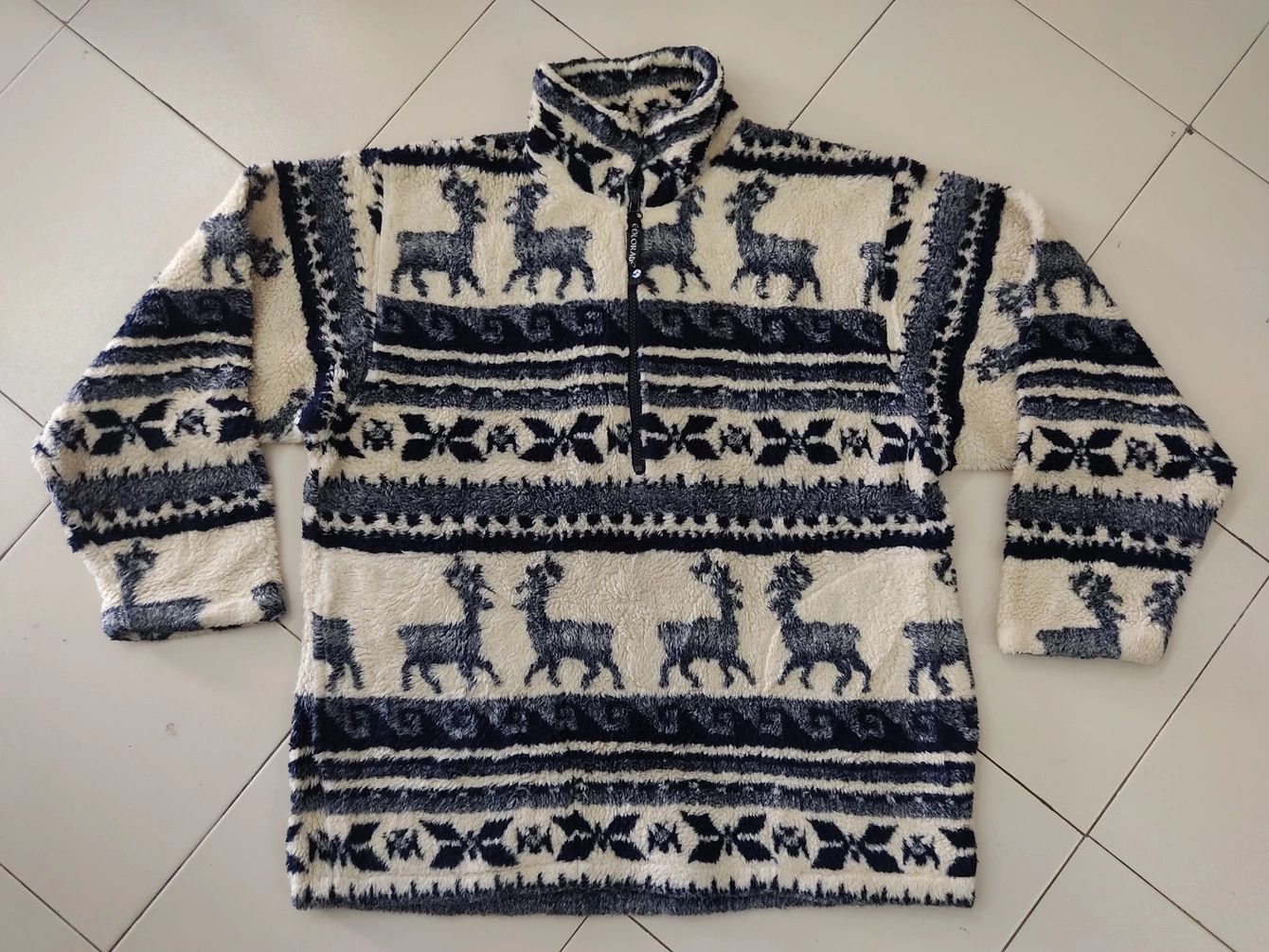 Wild Things Navajo Colorado Wild Nature Half Zipper Fleece Sweater Size US M / EU 48-50 / 2 - 1 Thumbnail