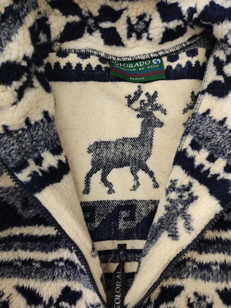 Wild Things Navajo Colorado Wild Nature Half Zipper Fleece Sweater Size US M / EU 48-50 / 2 - 12 Thumbnail