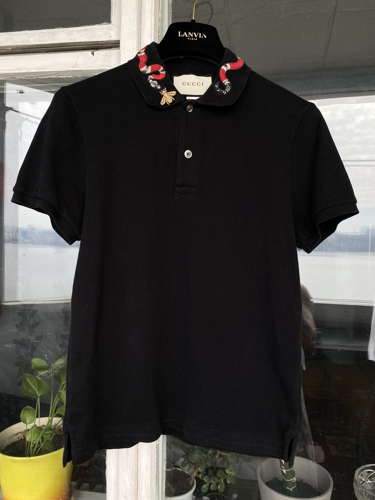 Gucci Monogram Snake Polo Shirt - Tagotee