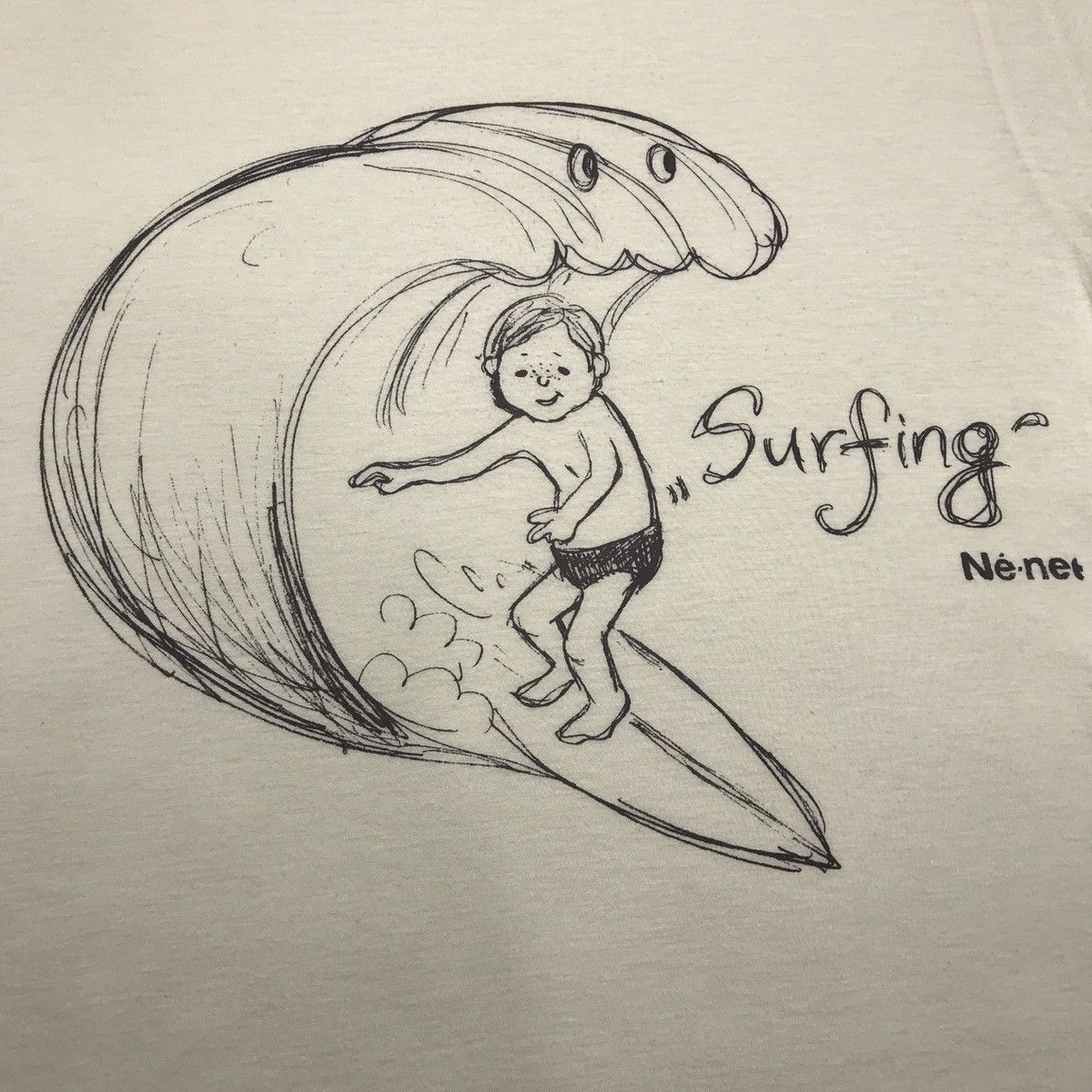 Issey Miyake Ne-Net by Issey Miyake Surfing Tee Size US M / EU 48-50 / 2 - 3 Thumbnail