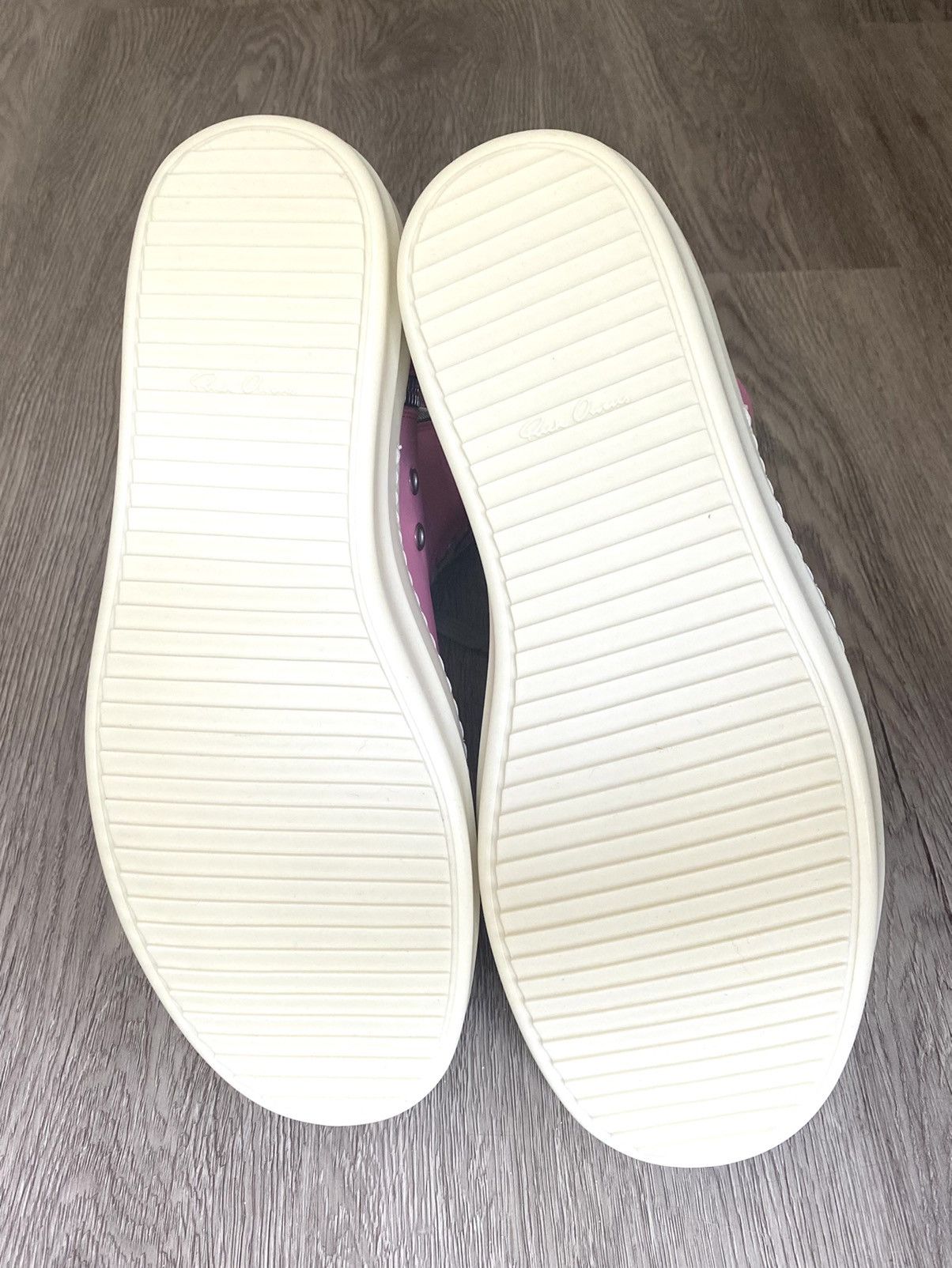 Rick Owens RICK OWENS SS21 PINK RAMONES HIGH SNEAKER EU44 US11 Size US 11 / EU 44 - 5 Thumbnail