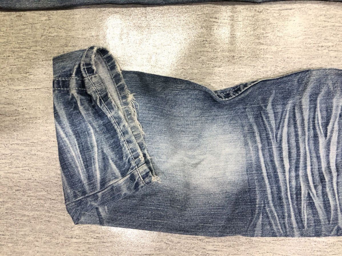 Japanese Brand Japan brand blue moon distressed denim Size US 30 / EU 46 - 5 Thumbnail