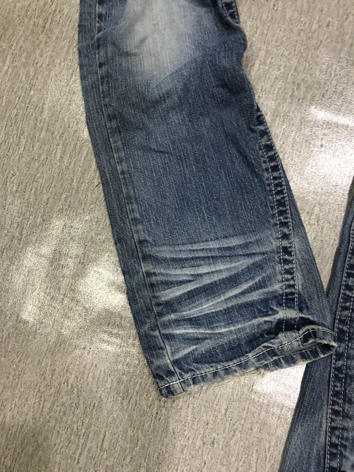 Japanese Brand Japan brand blue moon distressed denim Size US 30 / EU 46 - 10 Thumbnail
