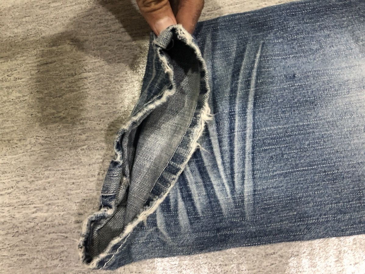 Japanese Brand Japan brand blue moon distressed denim Size US 30 / EU 46 - 4 Thumbnail