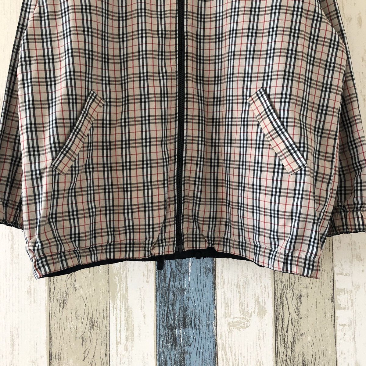 Burberry 🌟REVERSIBLE🌟 Vintage Burberry Nova Check Jacket Size US L / EU 52-54 / 3 - 4 Thumbnail