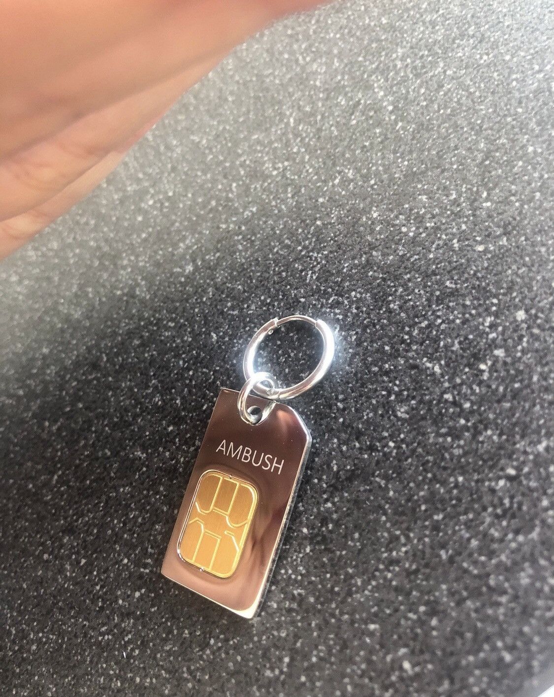 Ambush Design Ambush sim card pendant / hoop earring Size ONE SIZE - 2 Thumbnail