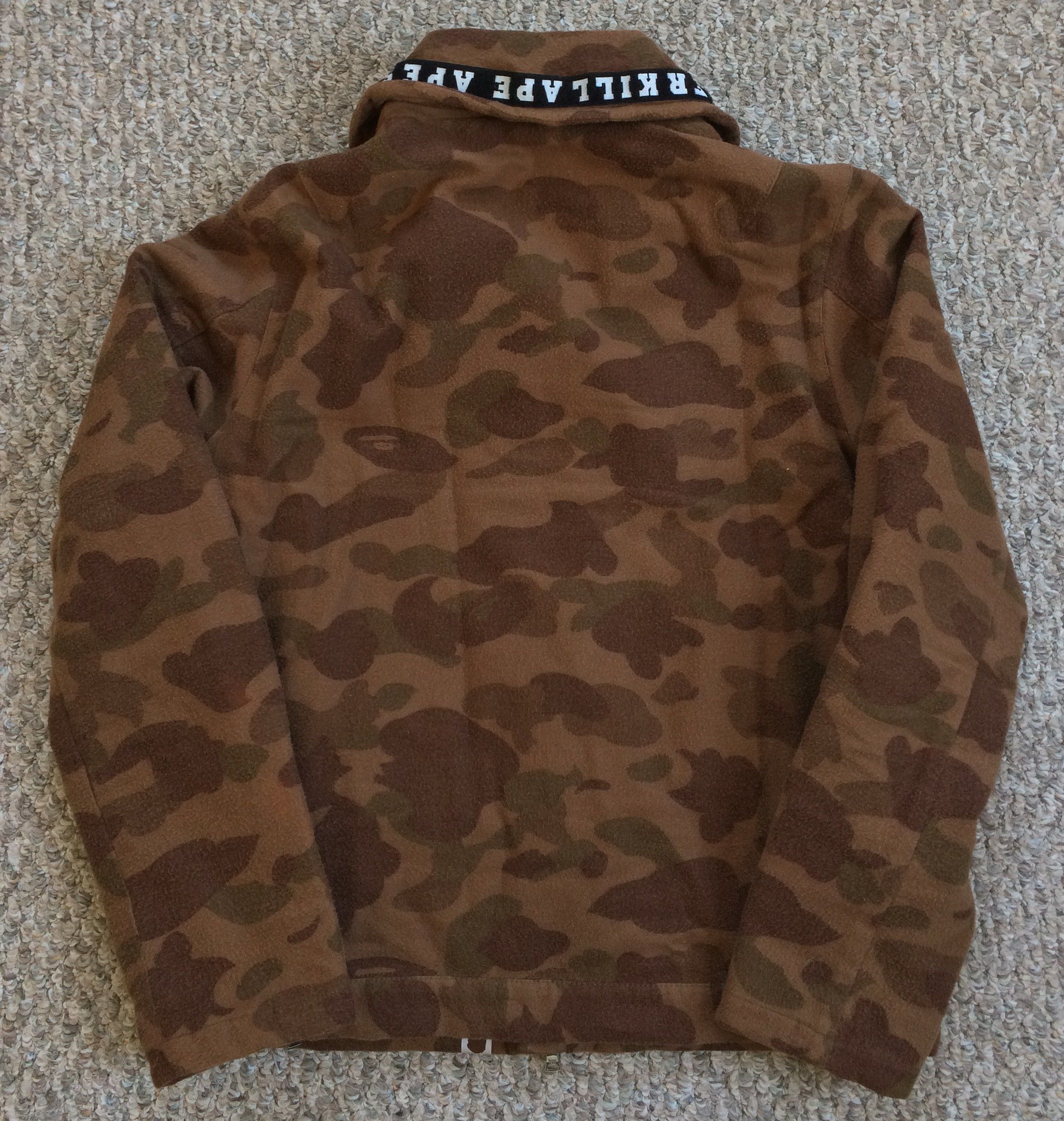 Bape Bape Brown Camo Zipper Jacket Size US S / EU 44-46 / 1 - 7 Thumbnail