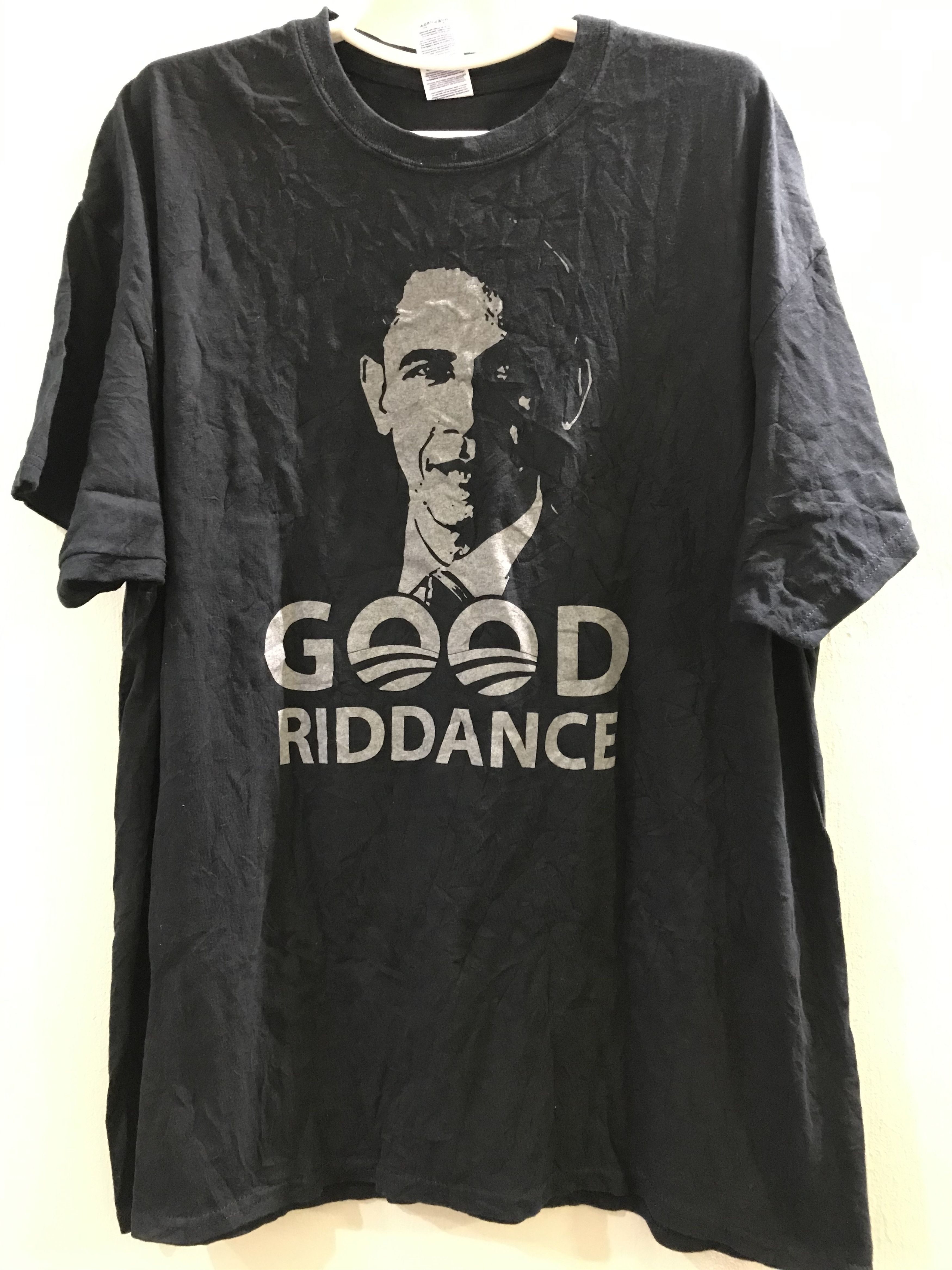 Band Tees Good Riddance Band Punk Rock Barrack Obama Art T-Shirt Size US XL / EU 56 / 4 - 1 Thumbnail