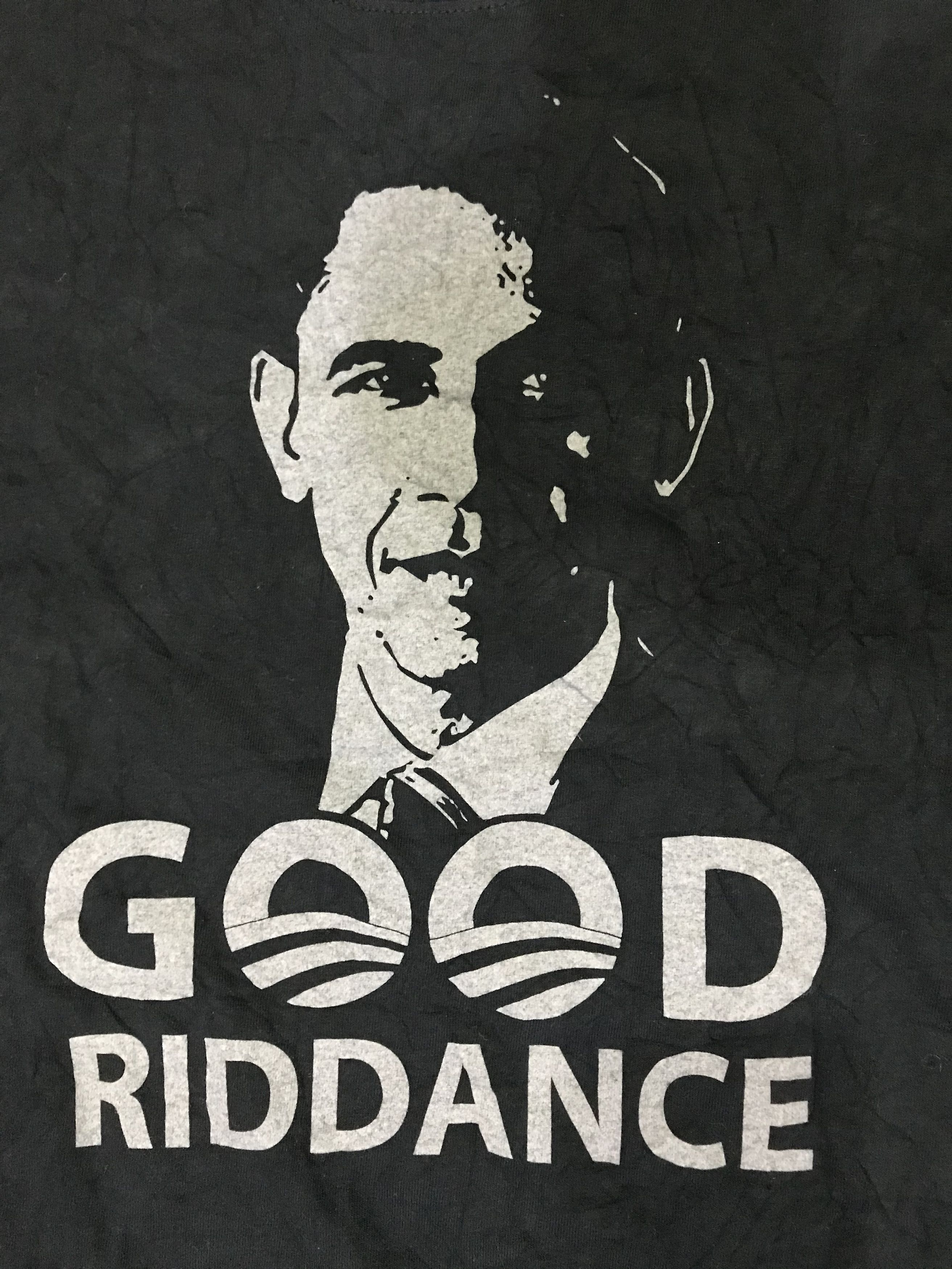 Band Tees Good Riddance Band Punk Rock Barrack Obama Art T-Shirt Size US XL / EU 56 / 4 - 3 Thumbnail