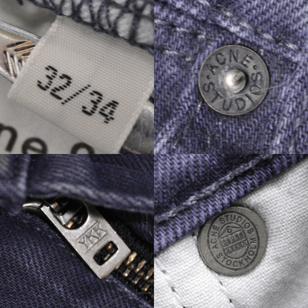 Acne Studios Max Blue Speed Faded Jeans Size US 32 / EU 48 - 11 Thumbnail