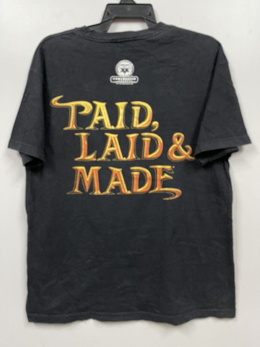 Vintage Vintage Wrestling Evolution Paid Laid & Made Shirt | Grailed