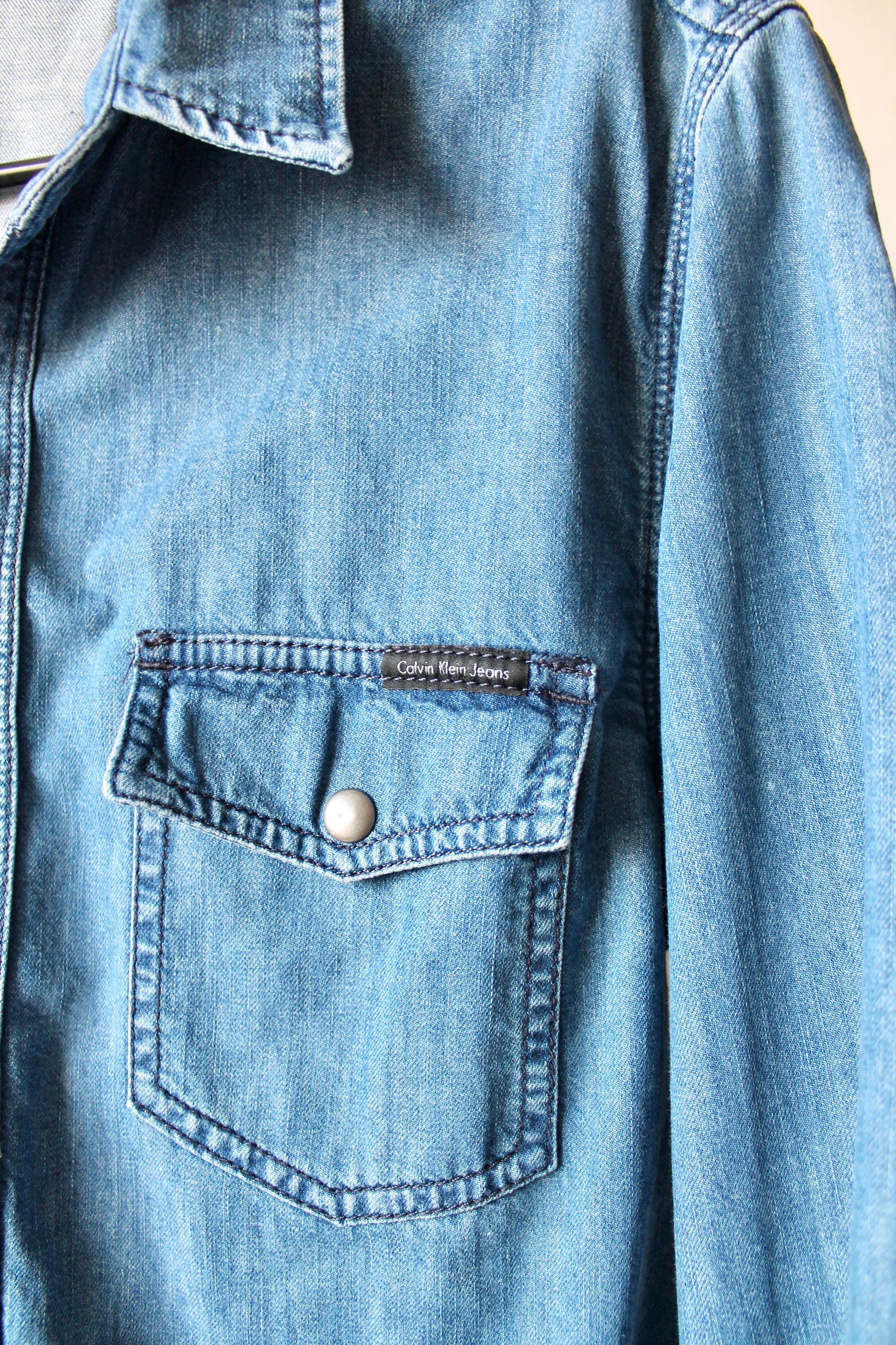 Calvin Klein Calvin Klein Denim Shirt Blue Long sleeve Size US S / EU 44-46 / 1 - 3 Thumbnail