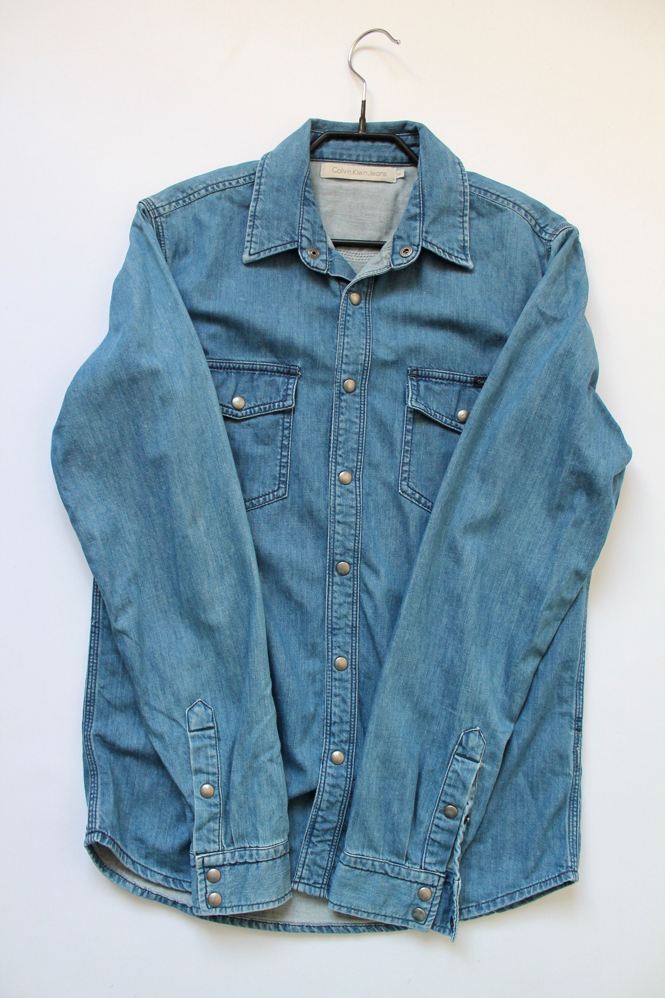 Calvin Klein Calvin Klein Denim Shirt Blue Long sleeve Size US S / EU 44-46 / 1 - 11 Thumbnail