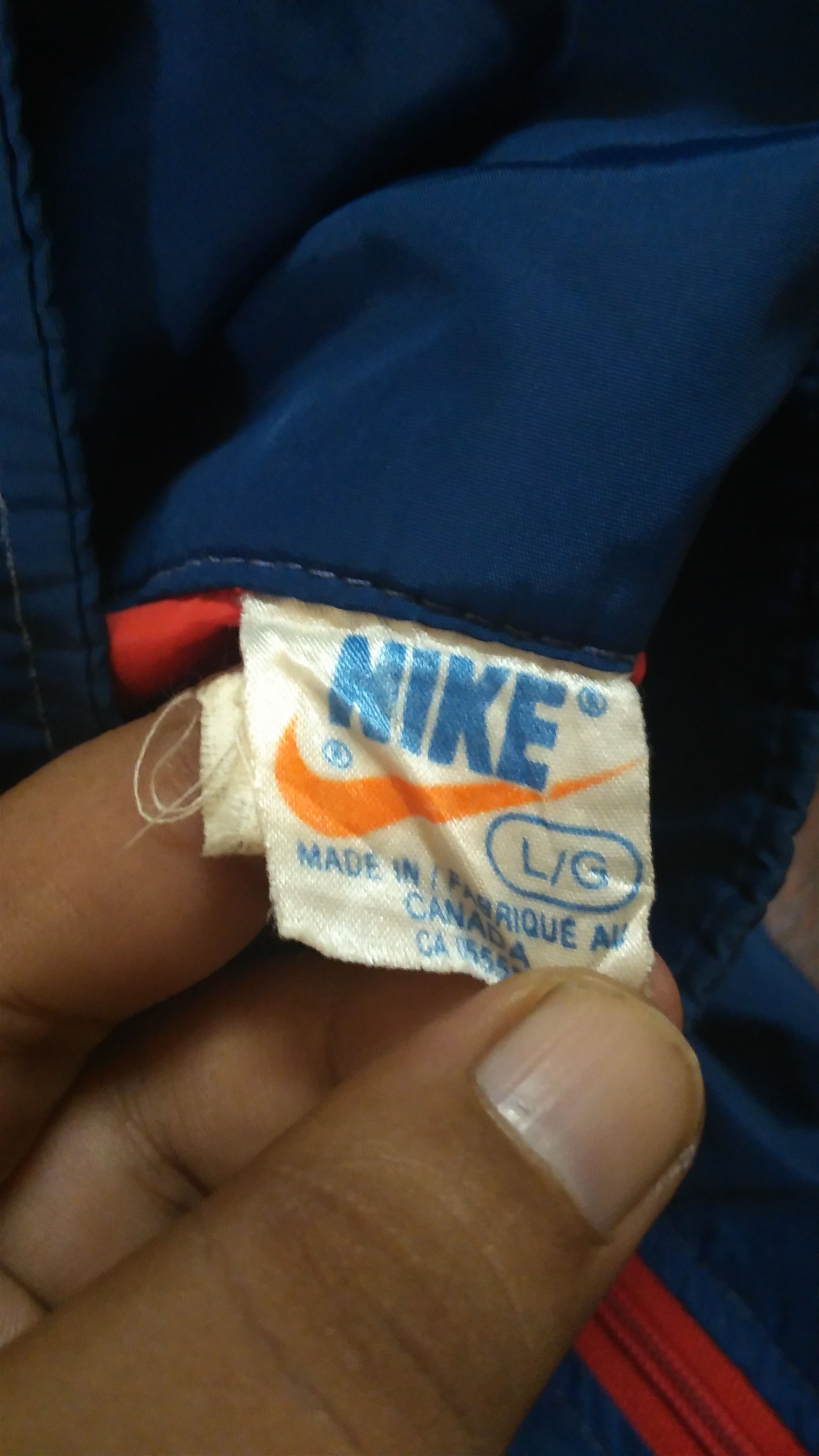Nike rare vintage jacket windbreakers orange tab 70s 80s Size US L / EU 52-54 / 3 - 1 Thumbnail
